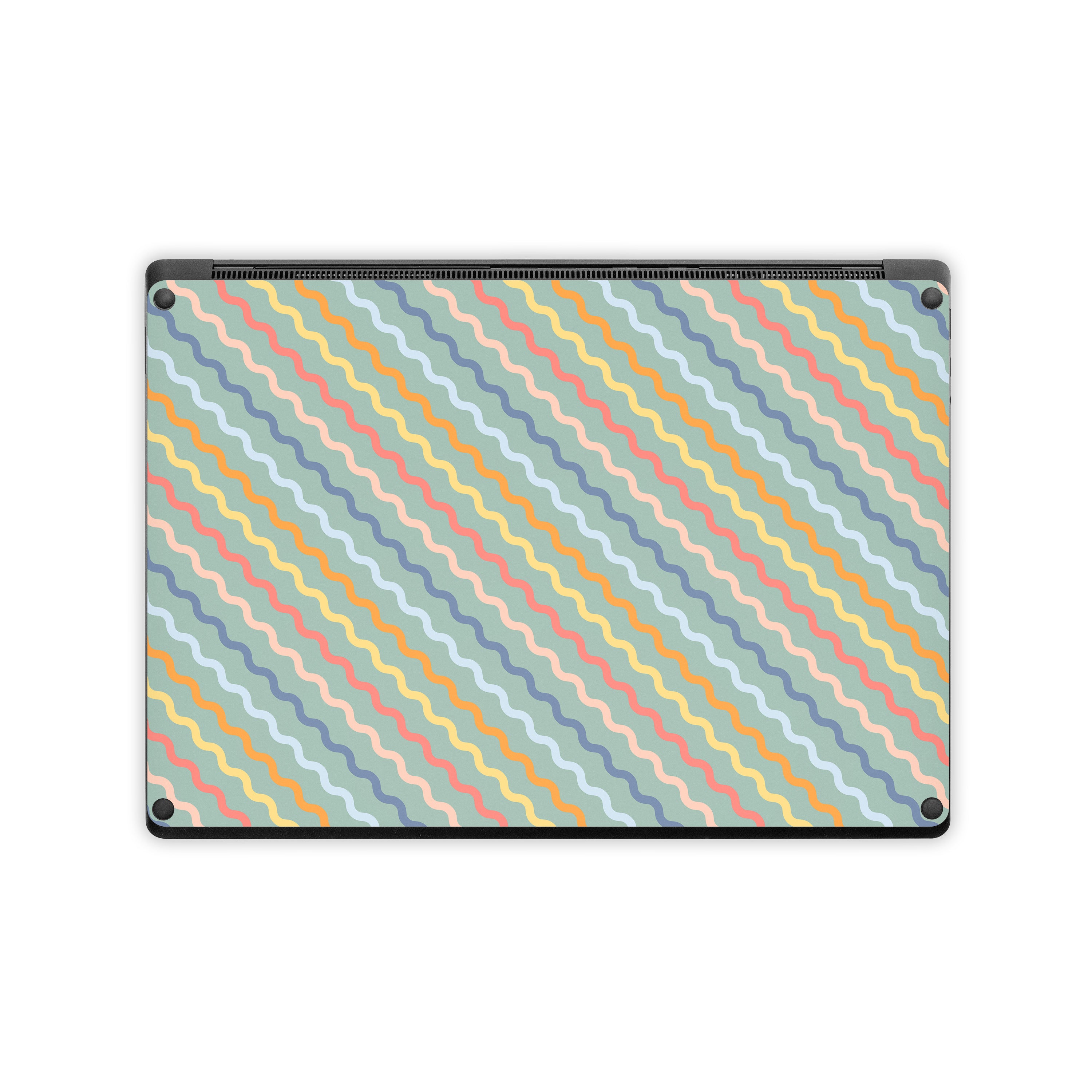 Wavy Diagonal Lines - Microsoft Surface Laptop Skin