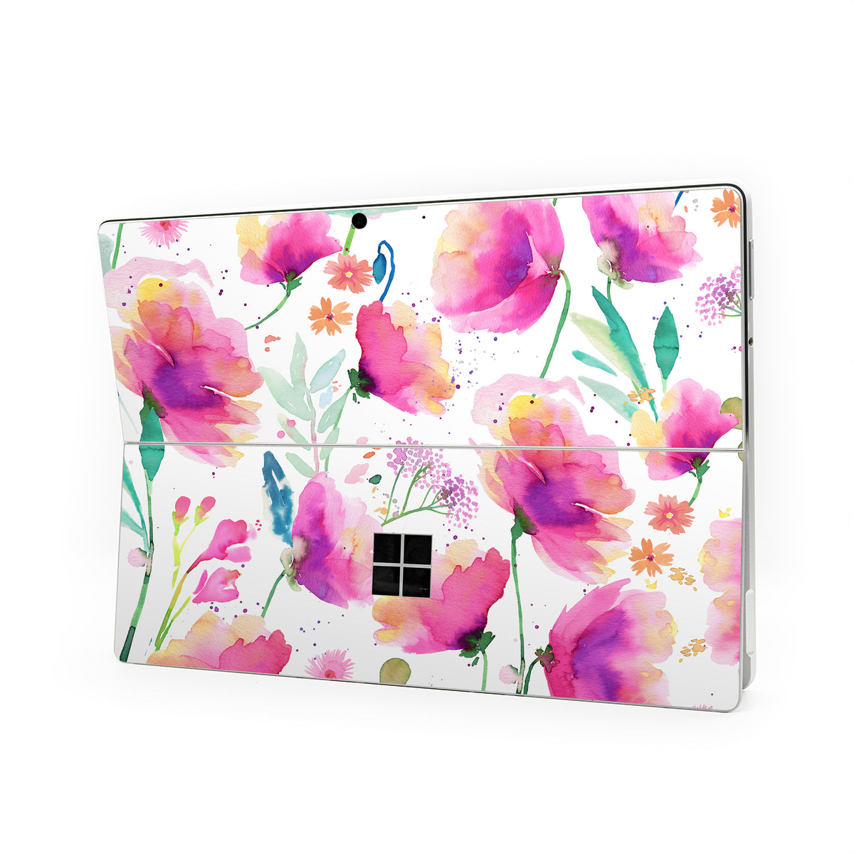 Abstract Pink Poppies - Microsoft Surface Pro Skin