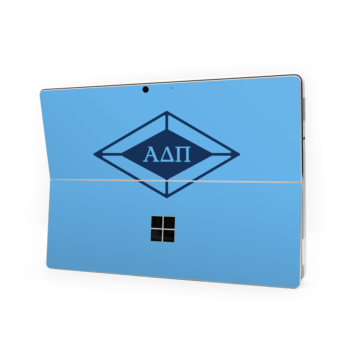 Alpha Delta Pi Diamond Letters Adelphean Blue - Microsoft Surface Pro Skin