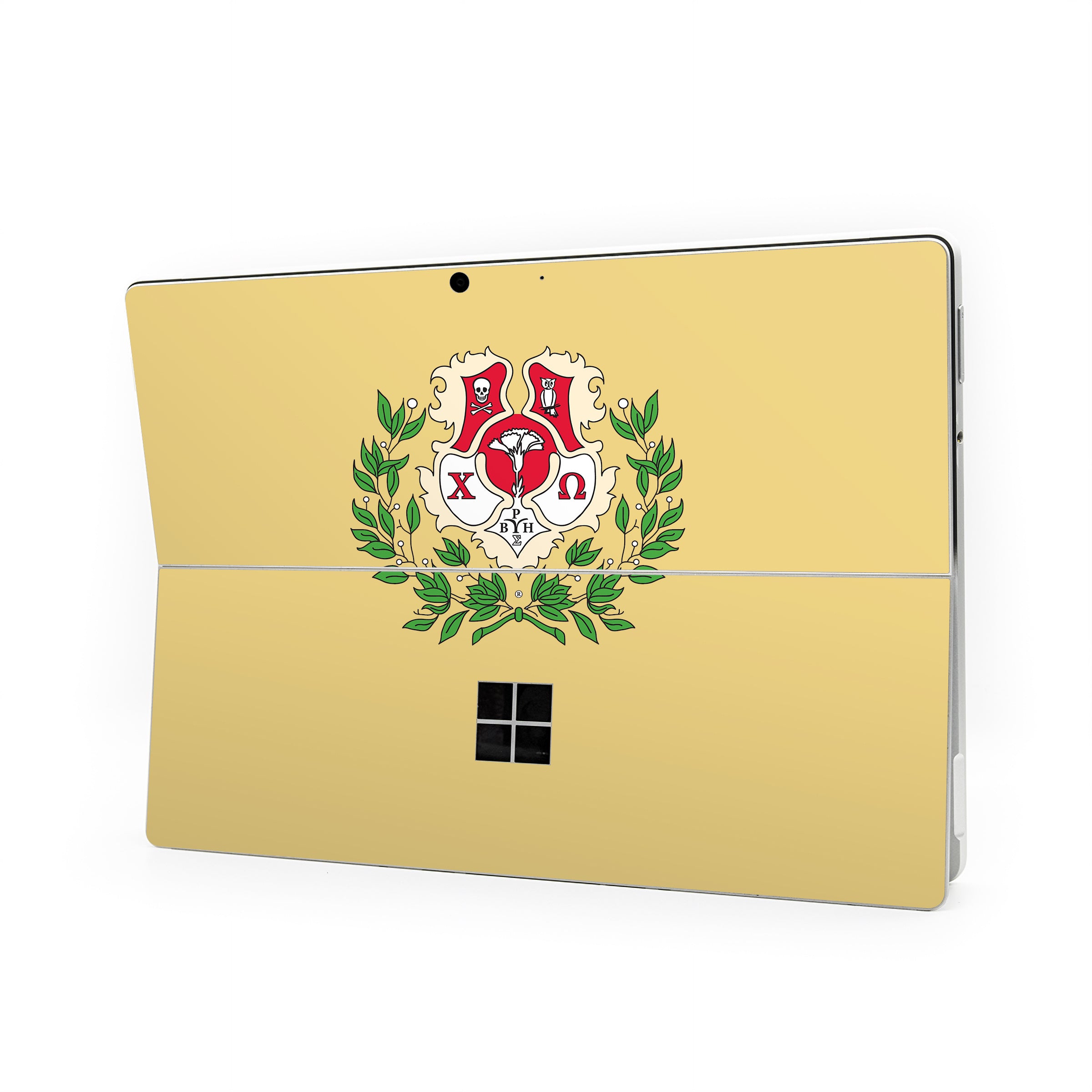Chi Omega Crest Straw - Microsoft Surface Pro Skin
