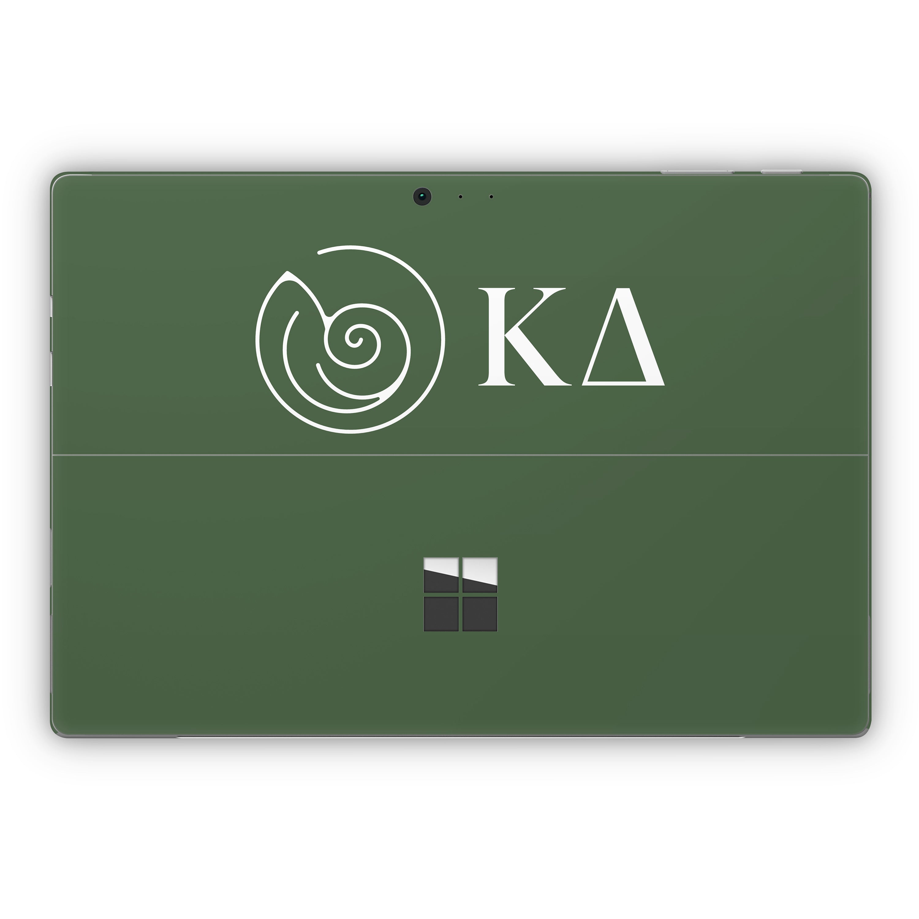 Kappa Delta Greek Letters Dark Olive - Microsoft Surface Pro Skin
