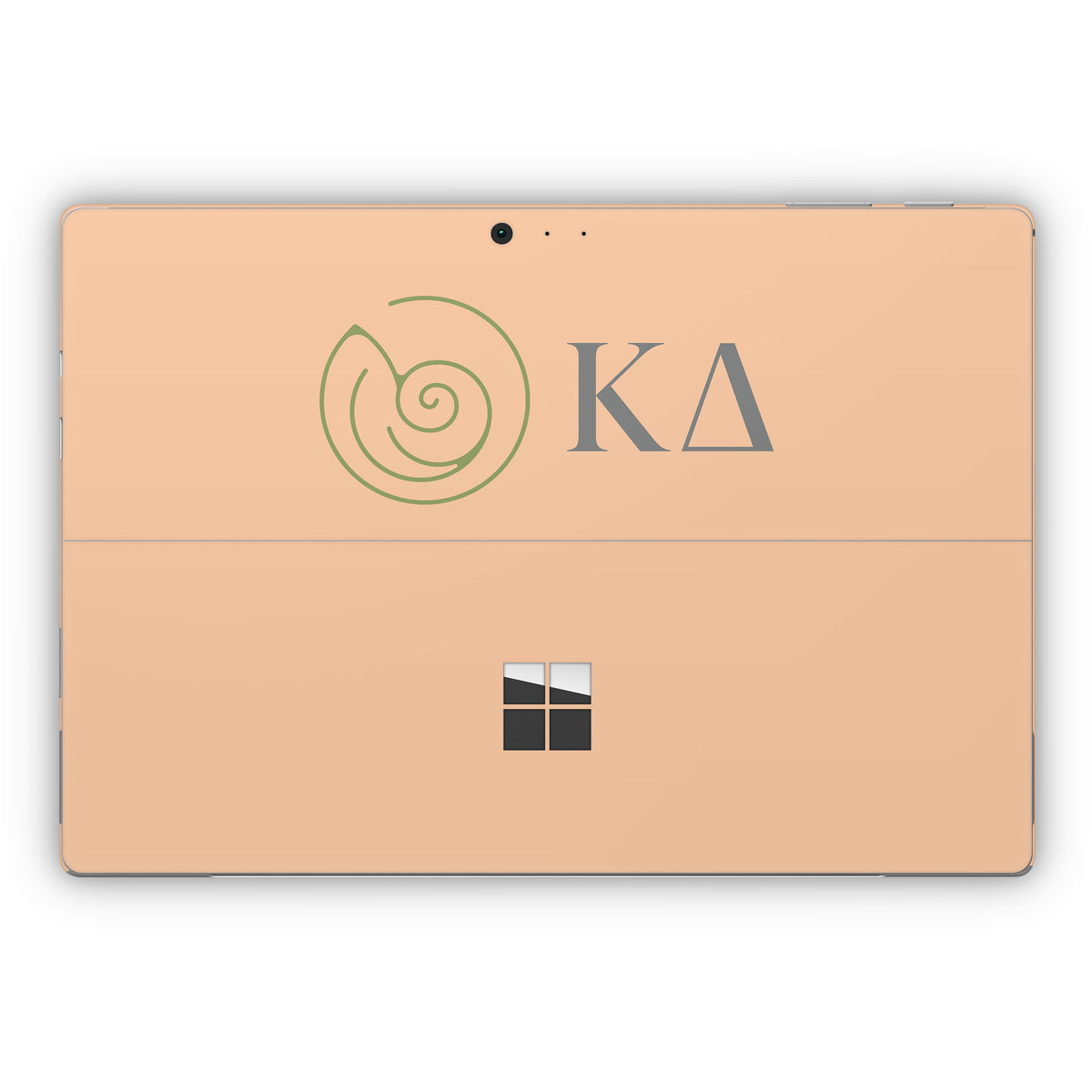 Kappa Delta Greek Letters Empowered Peach - Microsoft Surface Pro Skin