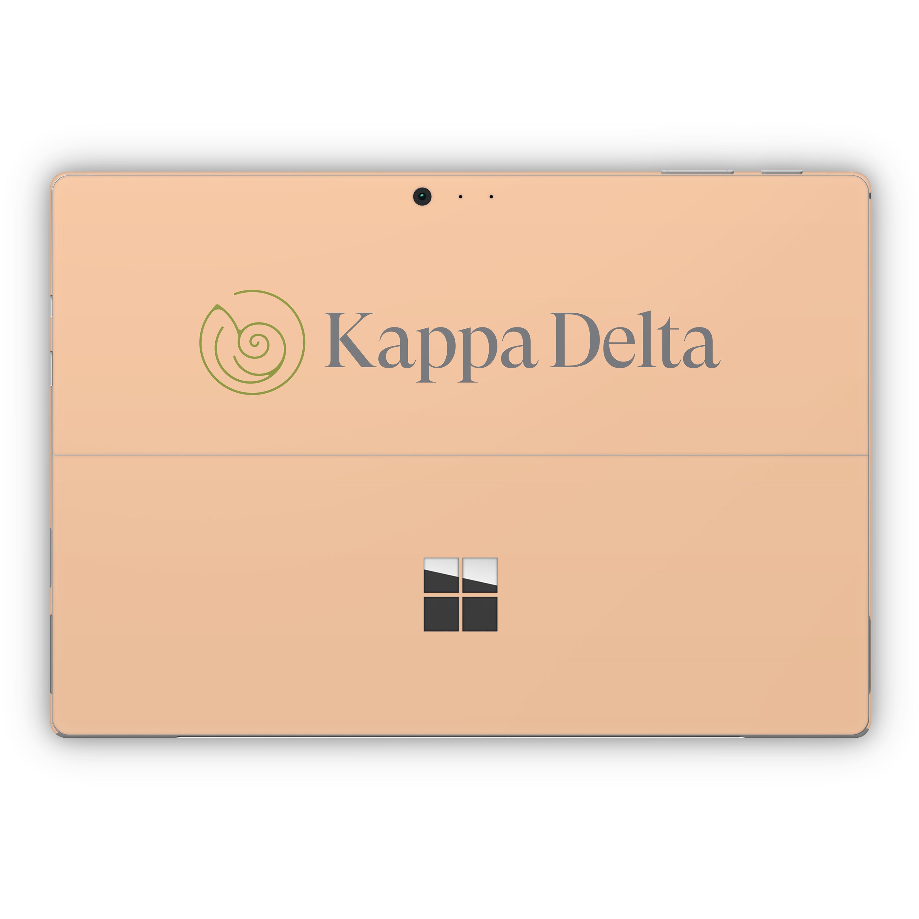Kappa Delta Secondary Logo Empowered Peach - Microsoft Surface Pro Skin