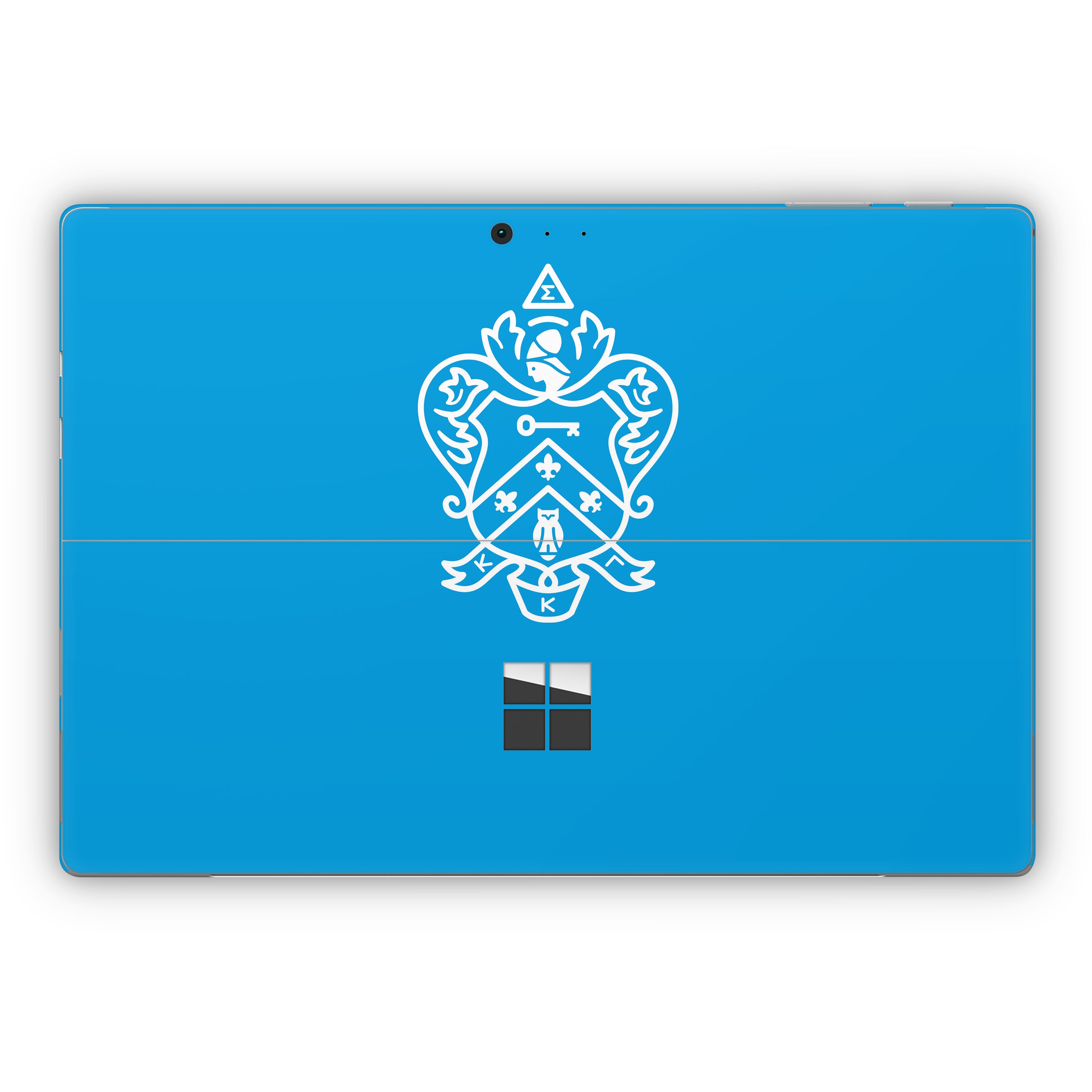 Kappa Kappa Gamma Coat of Arms Gamma Blue - Microsoft Surface Pro Skin