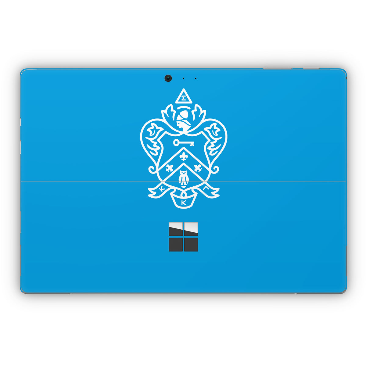 Kappa Kappa Gamma Coat of Arms Gamma Blue - Microsoft Surface Pro Skin