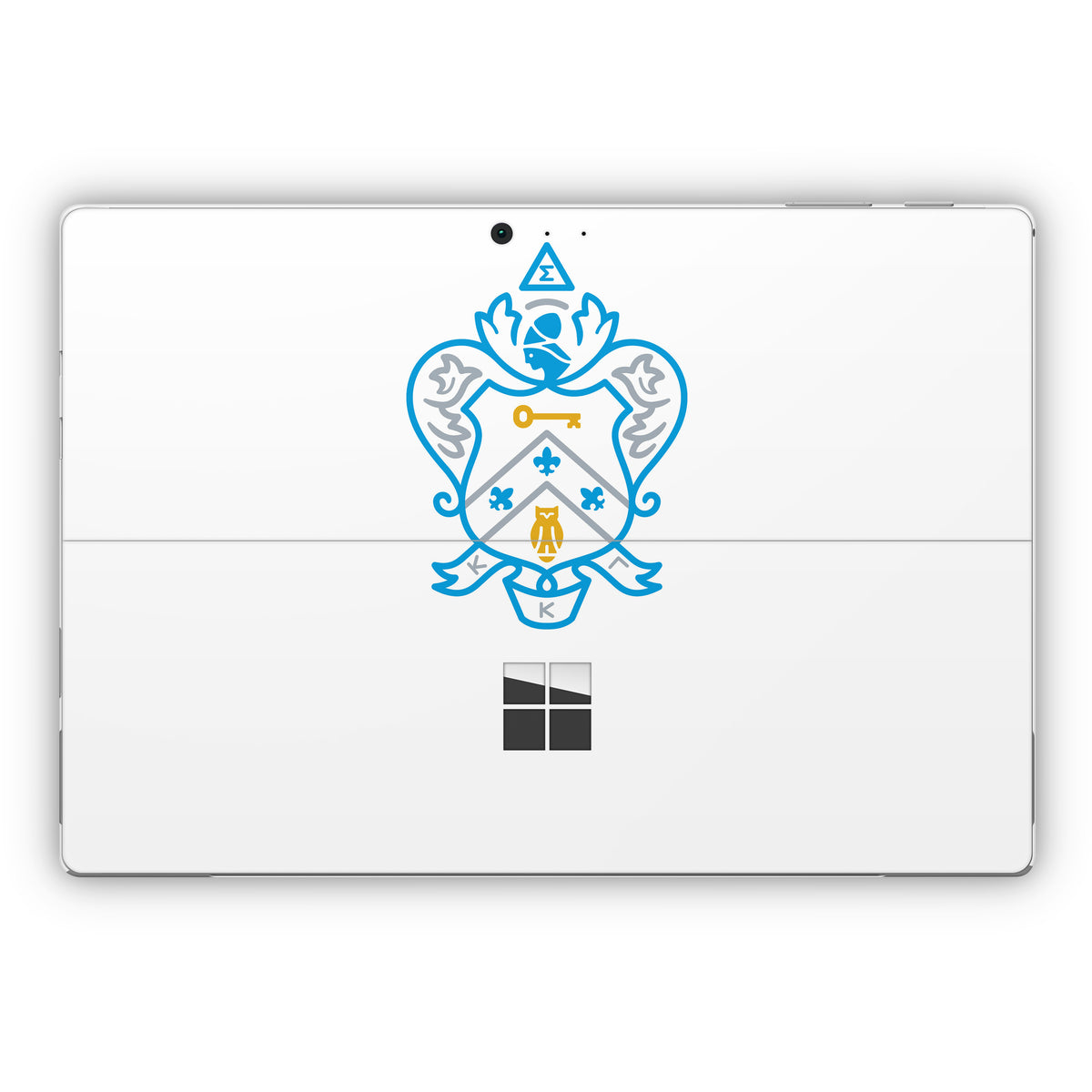 Kappa Kappa Gamma Coat of Arms White - Microsoft Surface Pro Skin