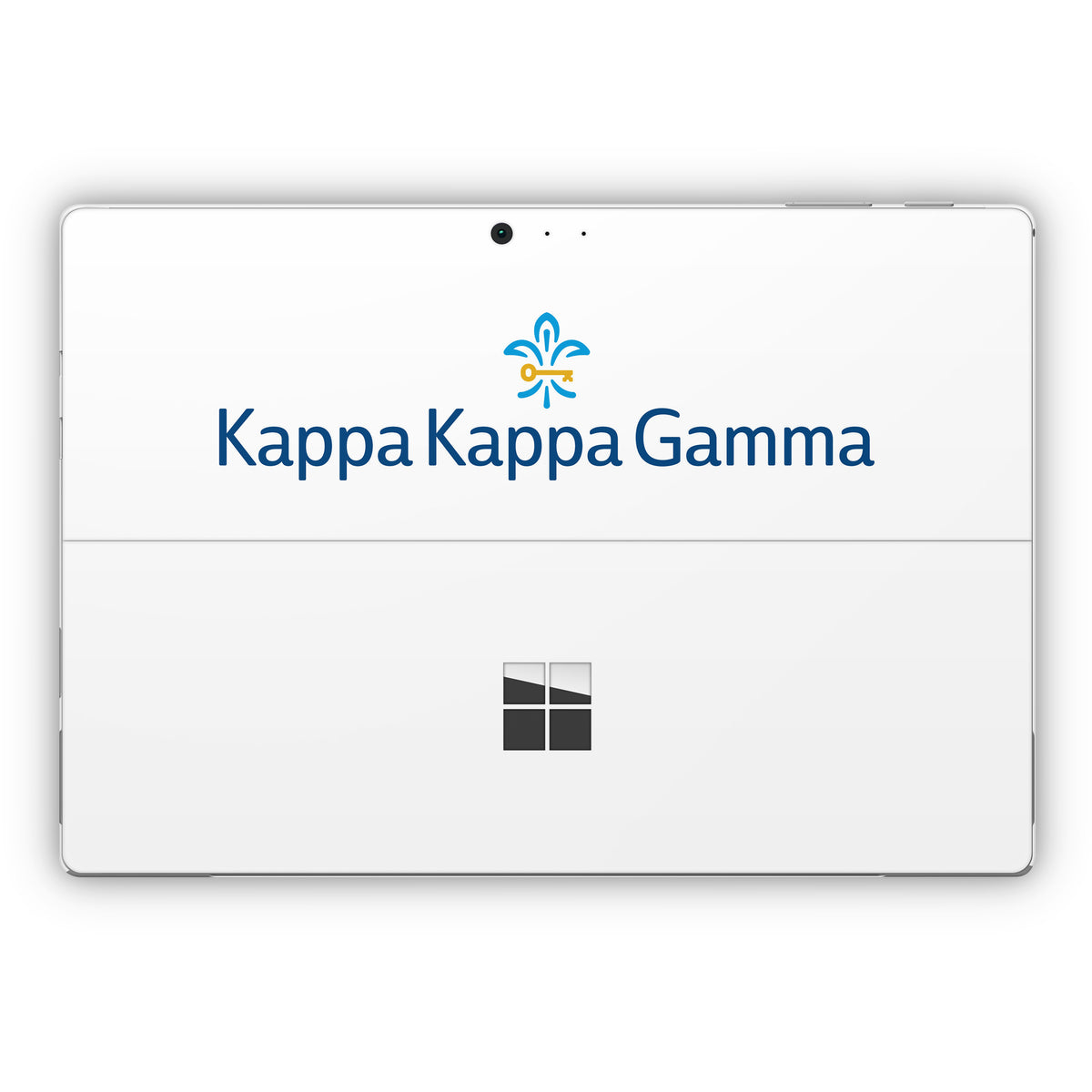 Kappa Kappa Gamma Brandmark White - Microsoft Surface Pro Skin