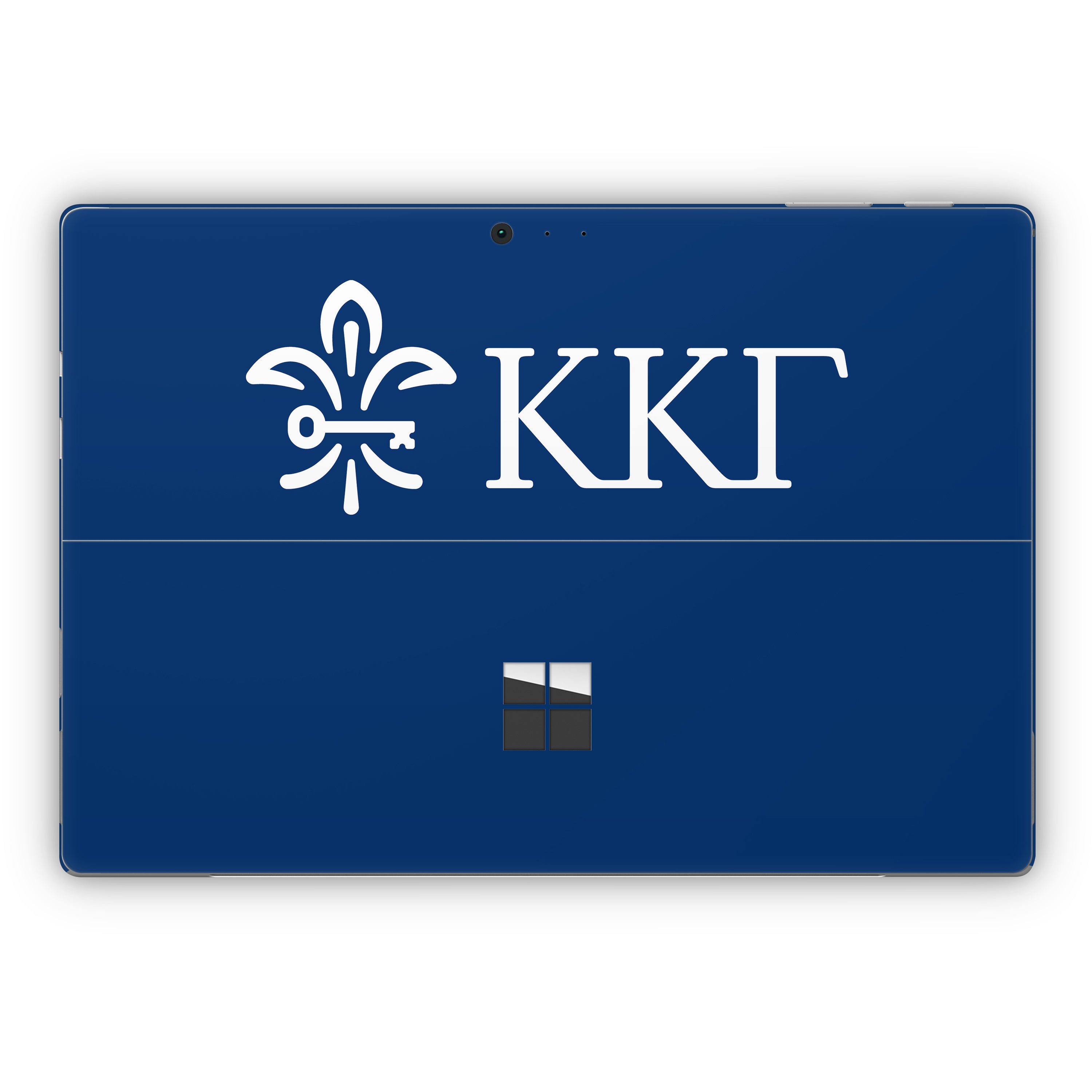 Kappa Kappa Gamma Letterkey Horizontal Kappa Blue - Microsoft Surface Pro Skin