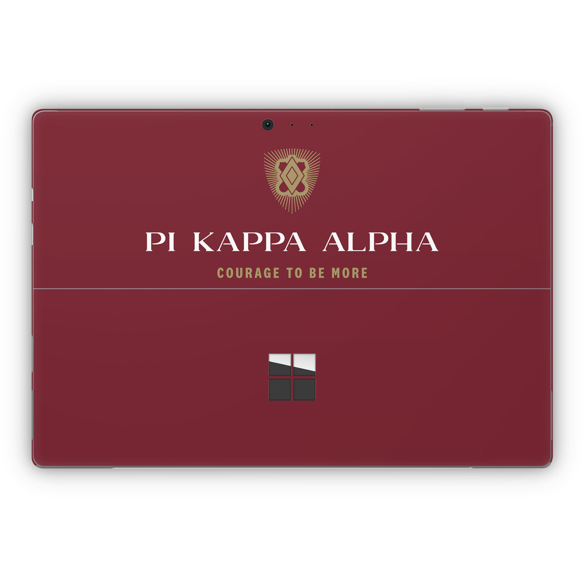Pi Kappa Alpha Formal Logo Garnet - Microsoft Surface Pro Skin