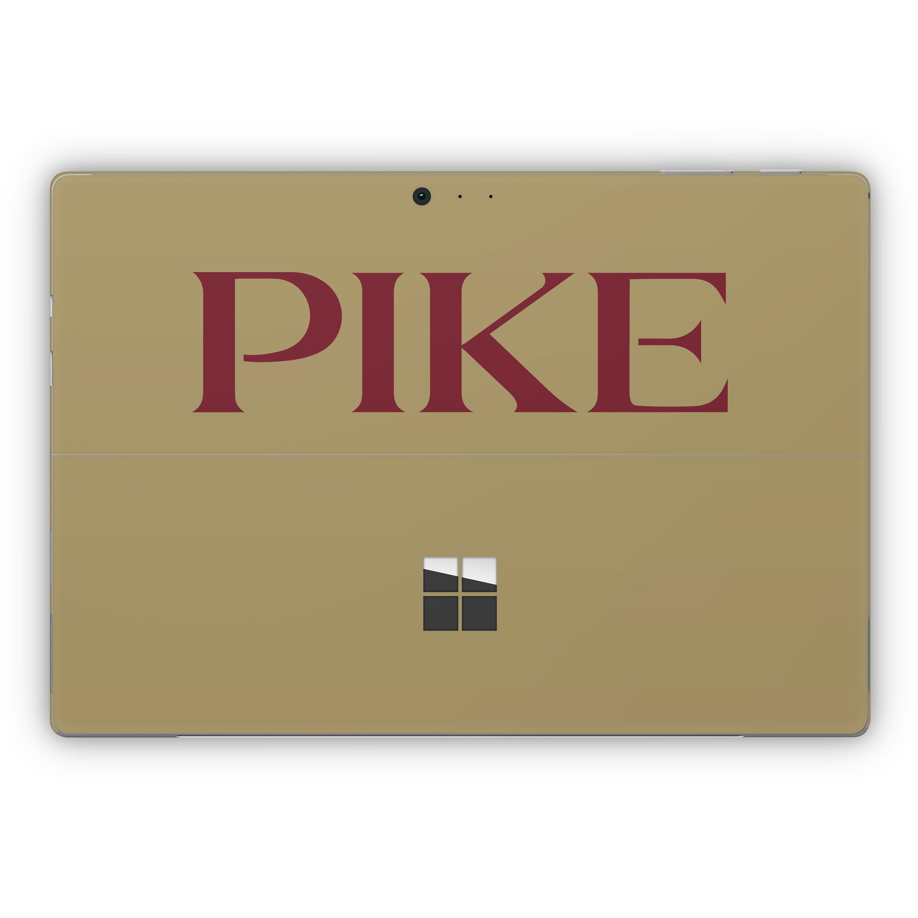 Pi Kappa Alpha PIKE Logo Gold - Microsoft Surface Pro Skin