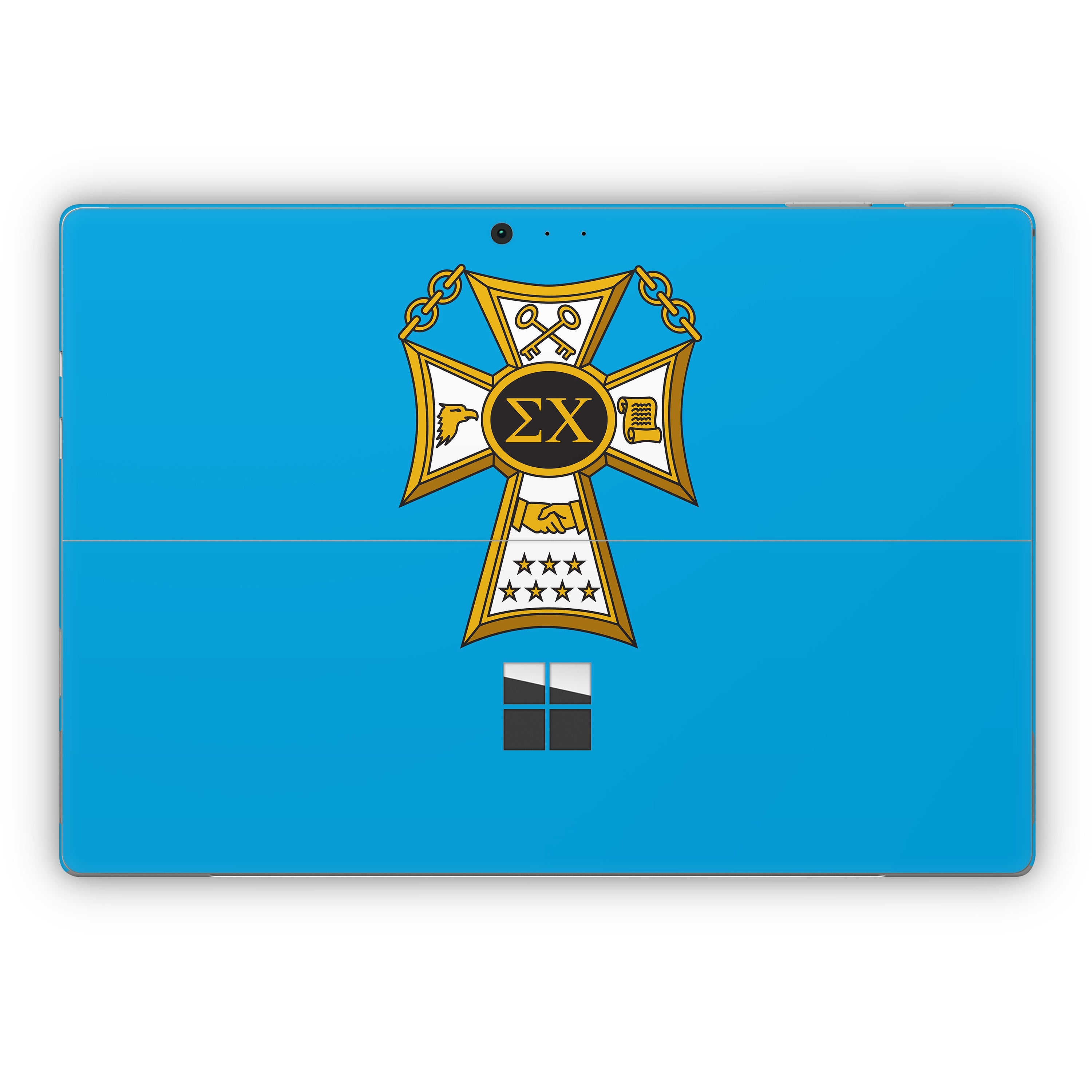 Sigma Chi Badge Blue - Microsoft Surface Pro Skin