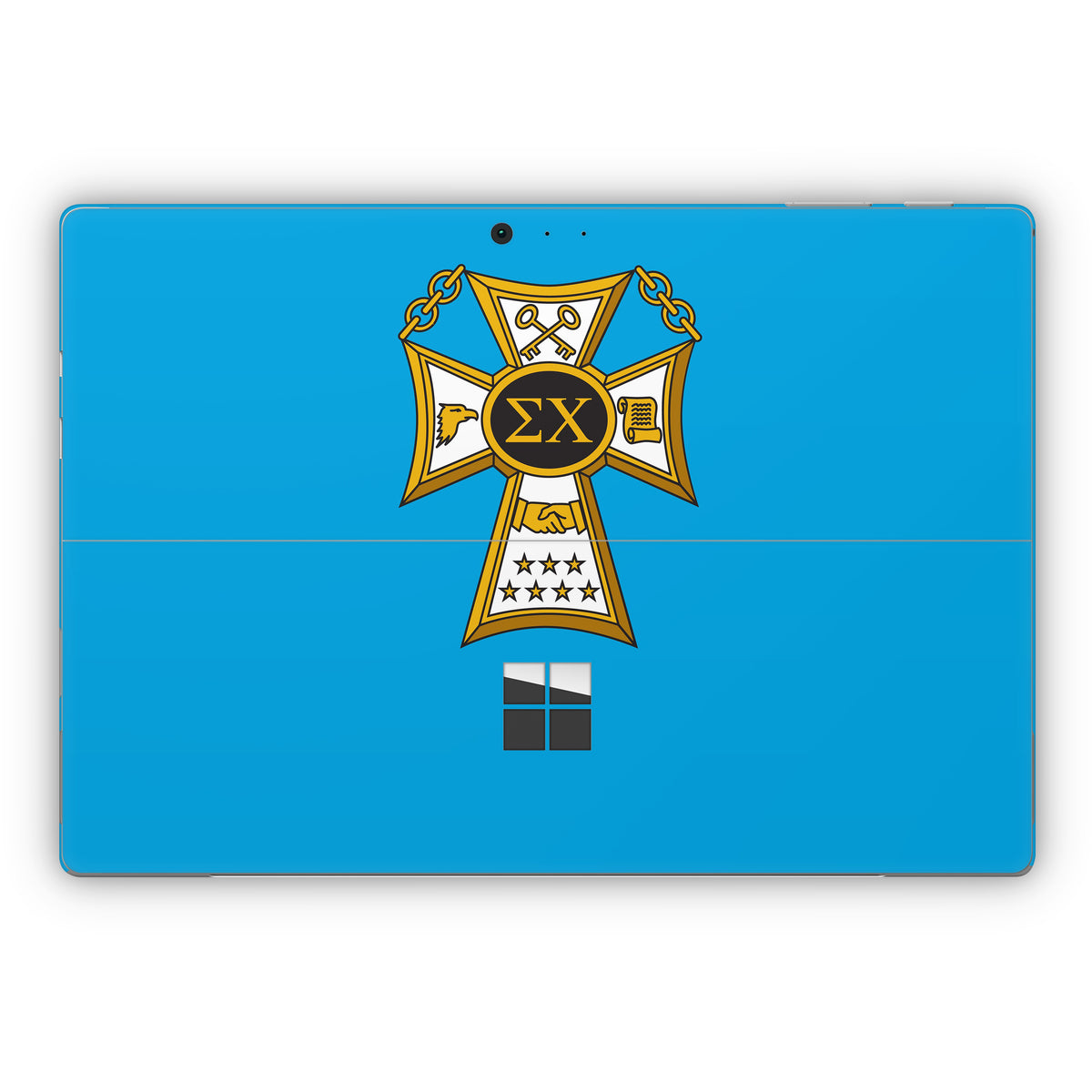 Sigma Chi Badge Blue - Microsoft Surface Pro Skin