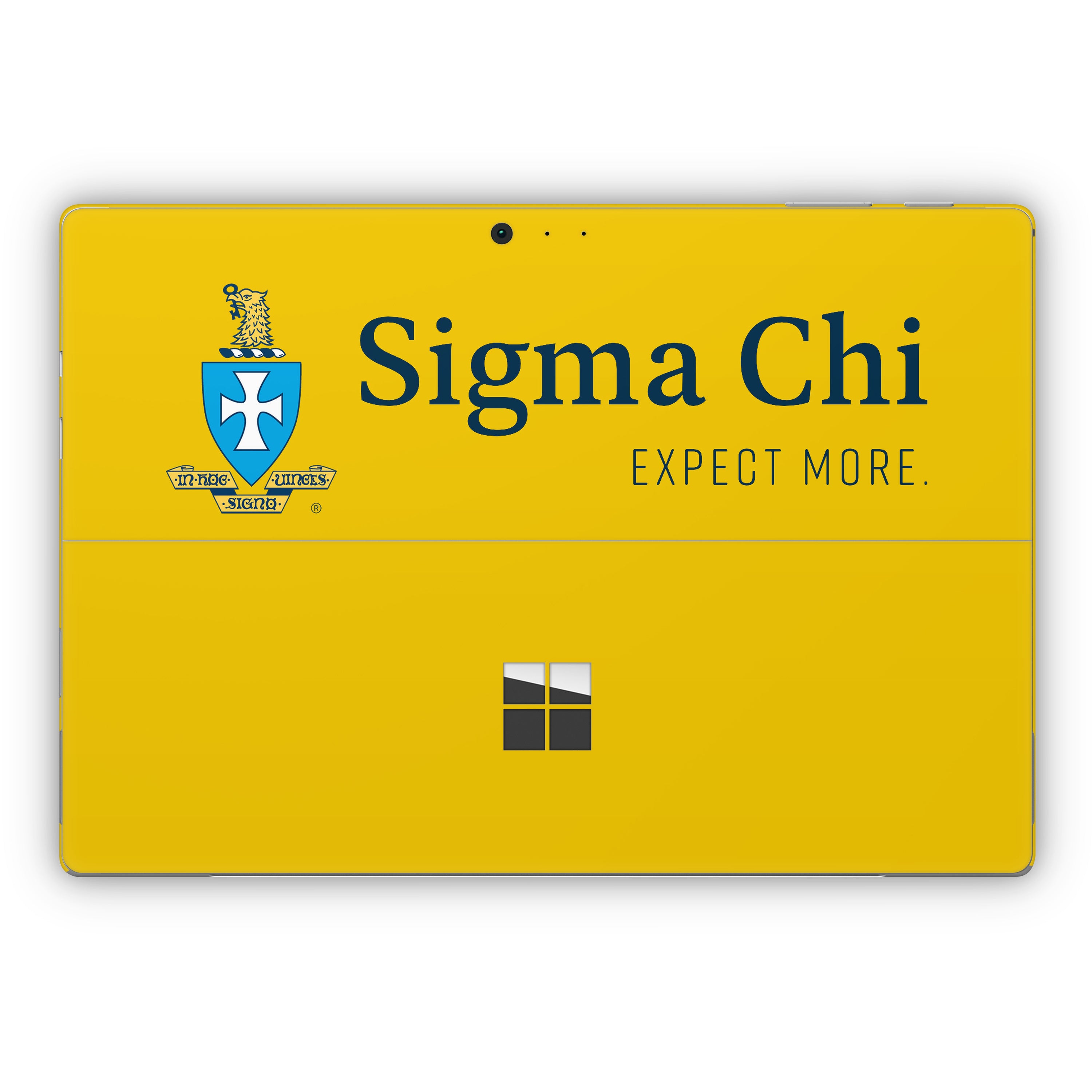 Sigma Chi Logo Gold - Microsoft Surface Pro Skin