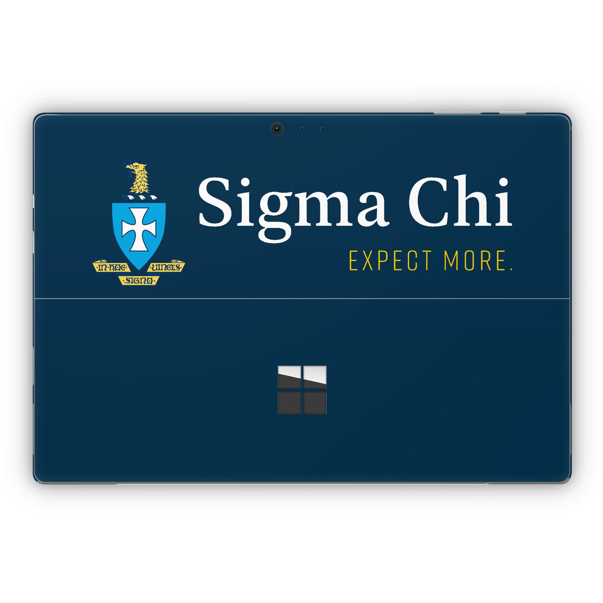 Sigma Chi Logo Navy - Microsoft Surface Pro Skin