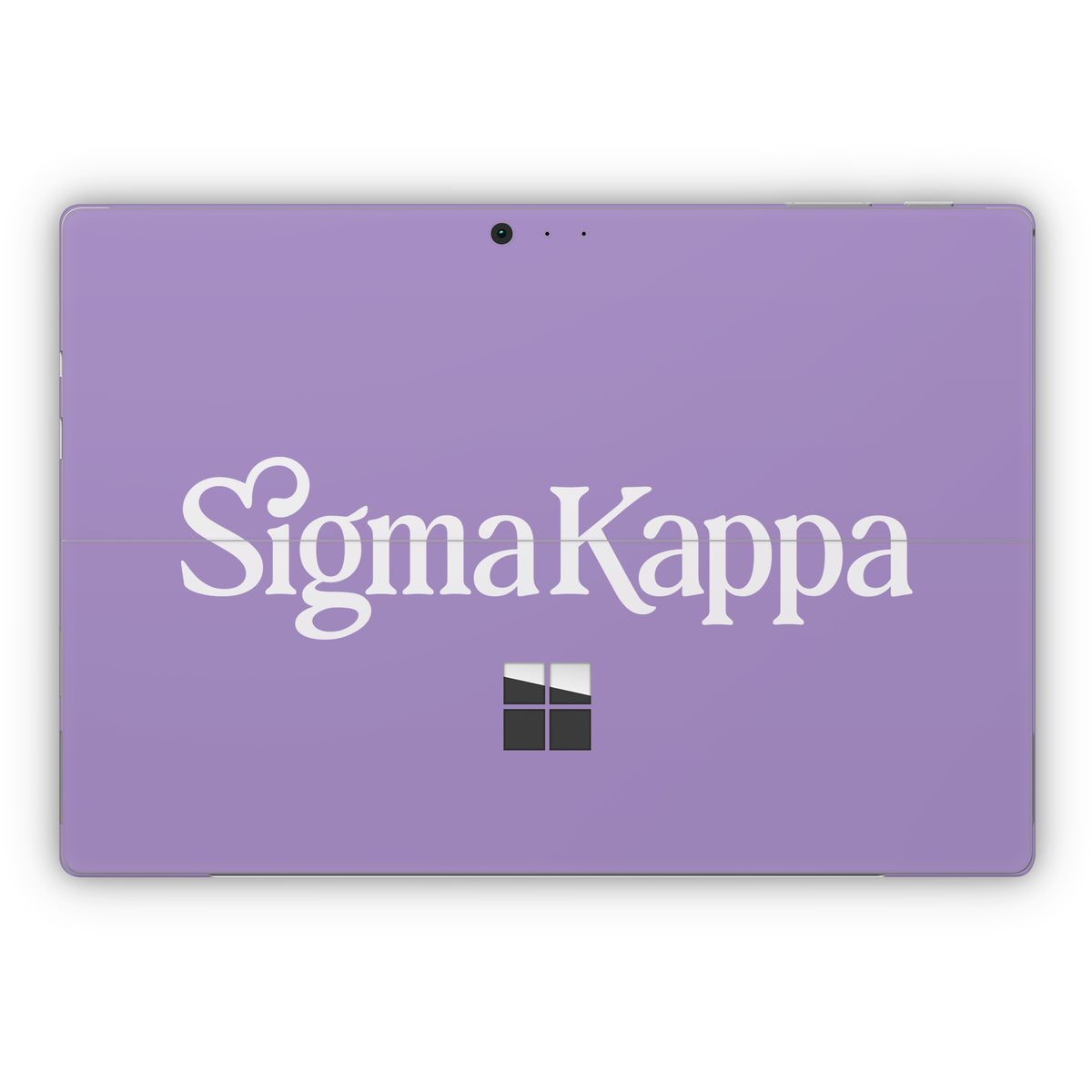 Sigma Kappa Primary Logo Dove Love on Legacy Lavender - Microsoft Surface Pro Skin