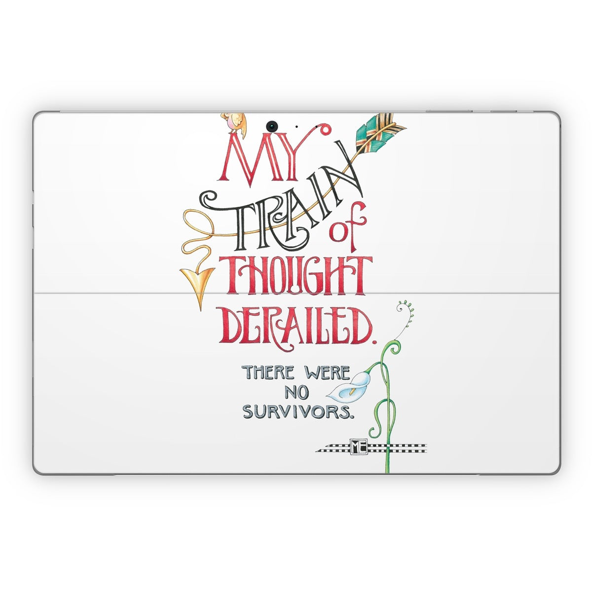 Train Derailed - Microsoft Surface Pro Skin