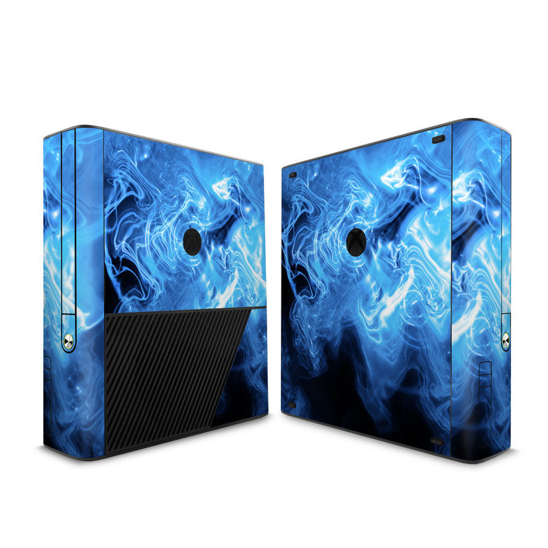 Blue Quantum Waves - Microsoft Xbox 360 E Skin