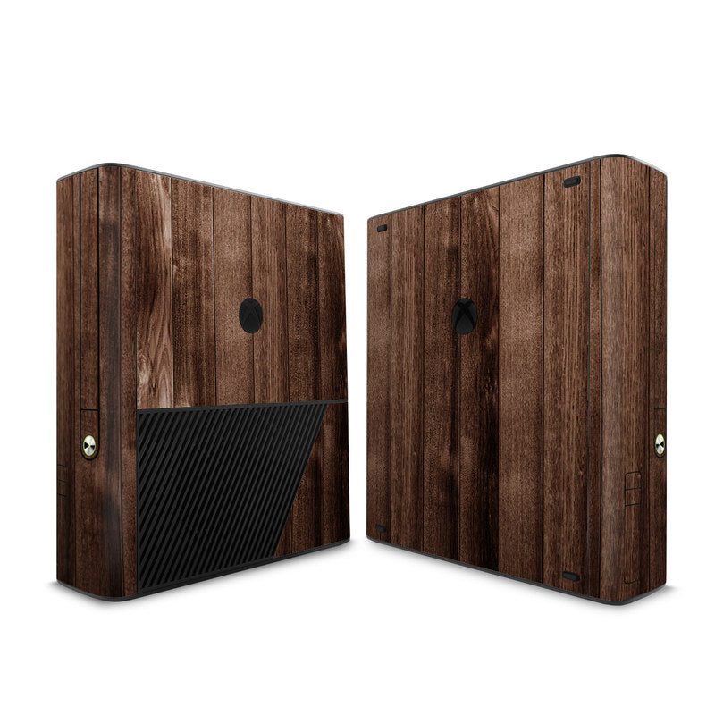 Stained Wood - Microsoft Xbox 360 E Skin