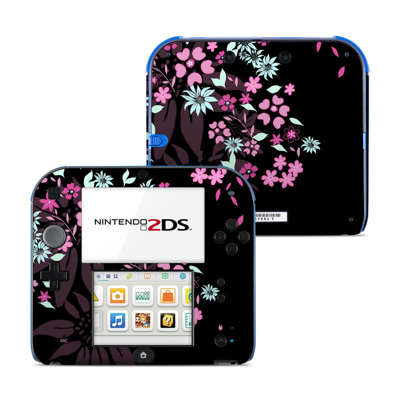 Dark Flowers - Nintendo 2DS Skin