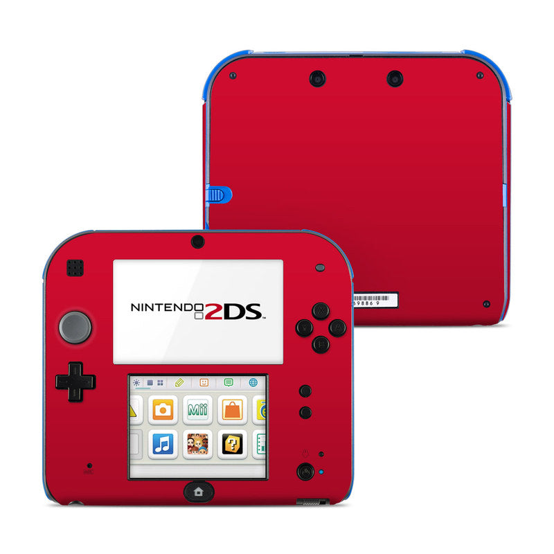 Solid State Red - Nintendo 2DS Skin