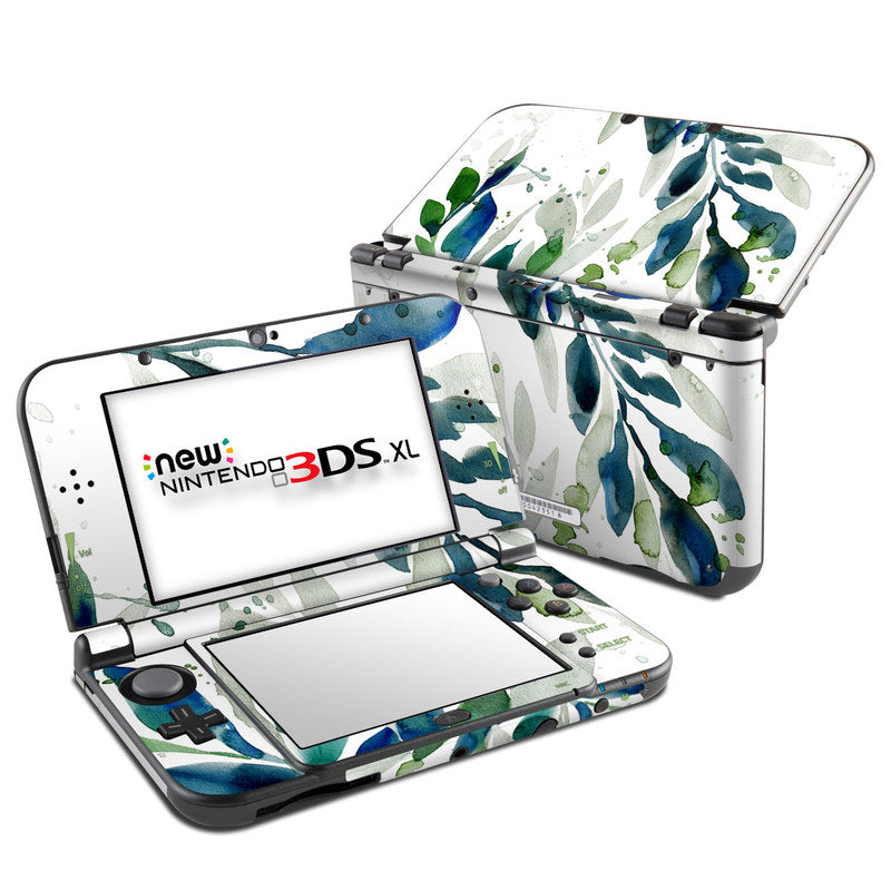 Floating Leaves - Nintendo New 3DS XL Skin