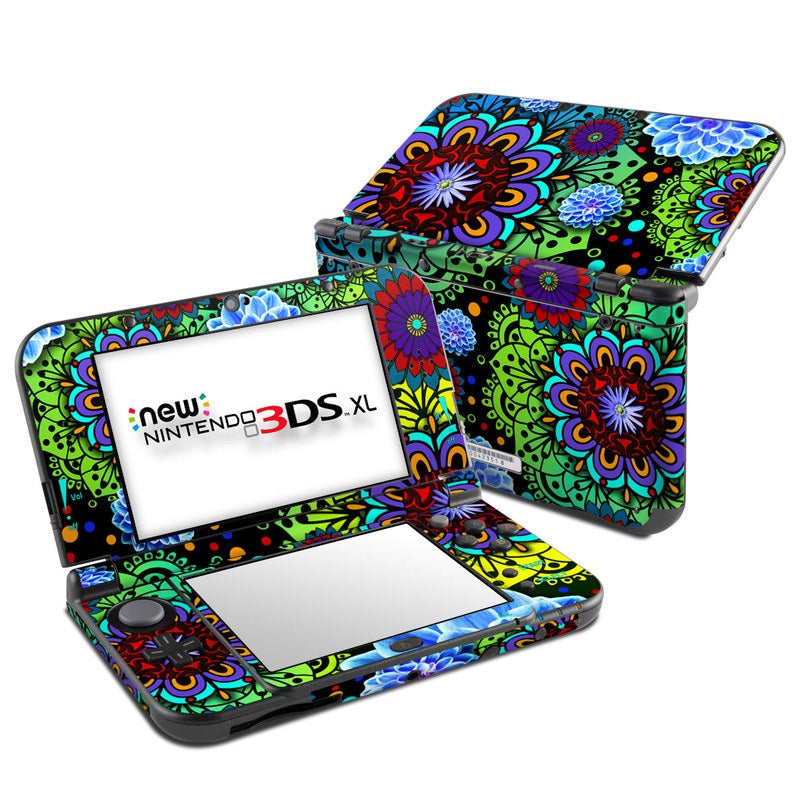 Funky Floratopia - Nintendo New 3DS XL Skin