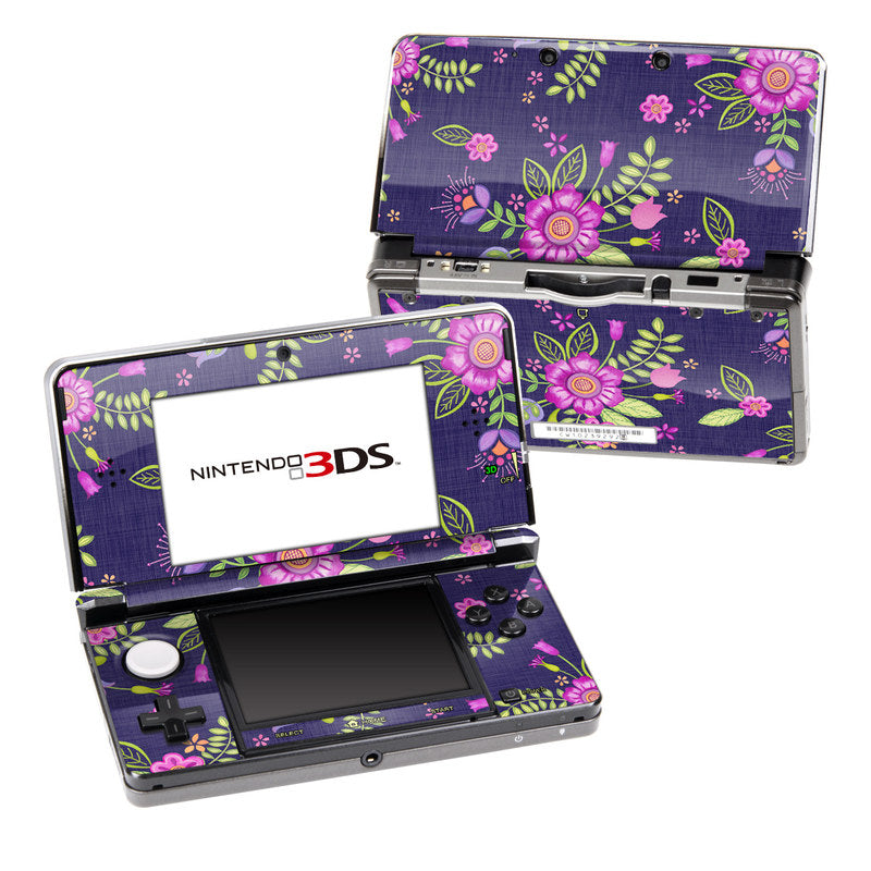 Folk Floral - Nintendo 3DS Skin