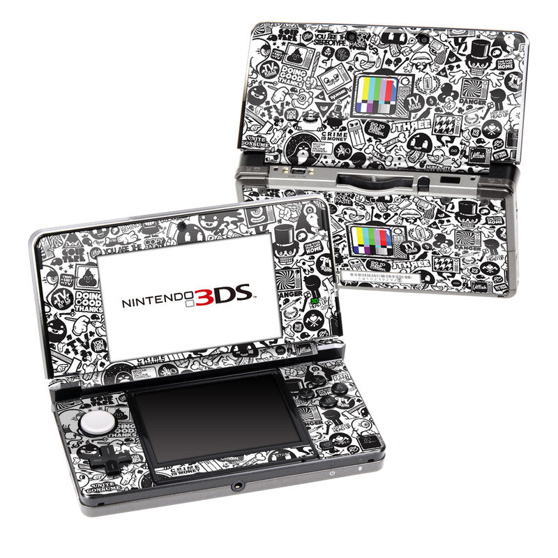 TV Kills Everything - Nintendo 3DS Skin