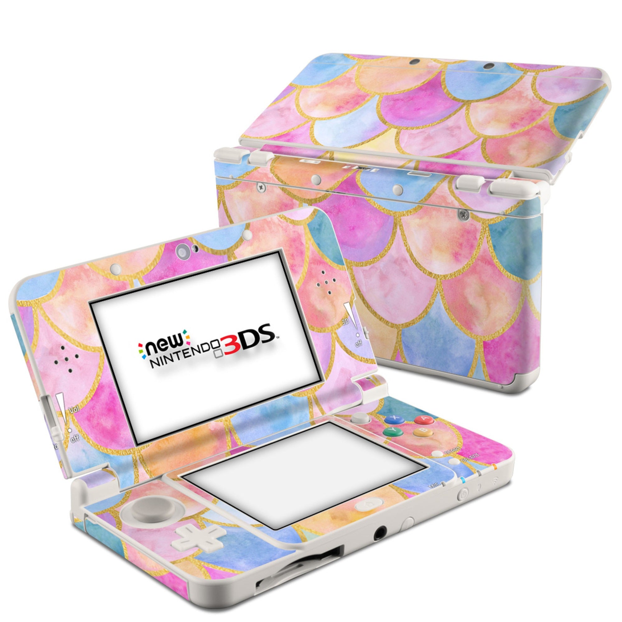 Mermaid Scales - Nintendo 3DS 2015 Skin