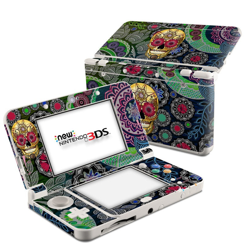Sugar Skull Paisley - Nintendo 3DS 2015 Skin