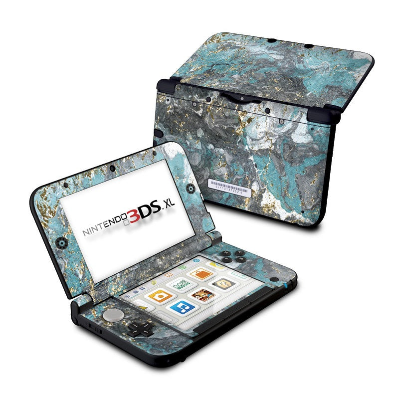 Gilded Glacier Marble - Nintendo 3DS XL Skin