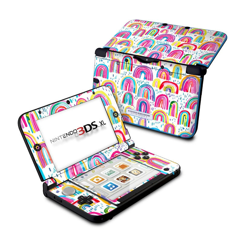 Watercolor Rainbows - Nintendo 3DS XL Skin