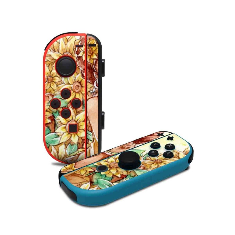 Lady Sunflower - Nintendo Joy-Con Controller Skin