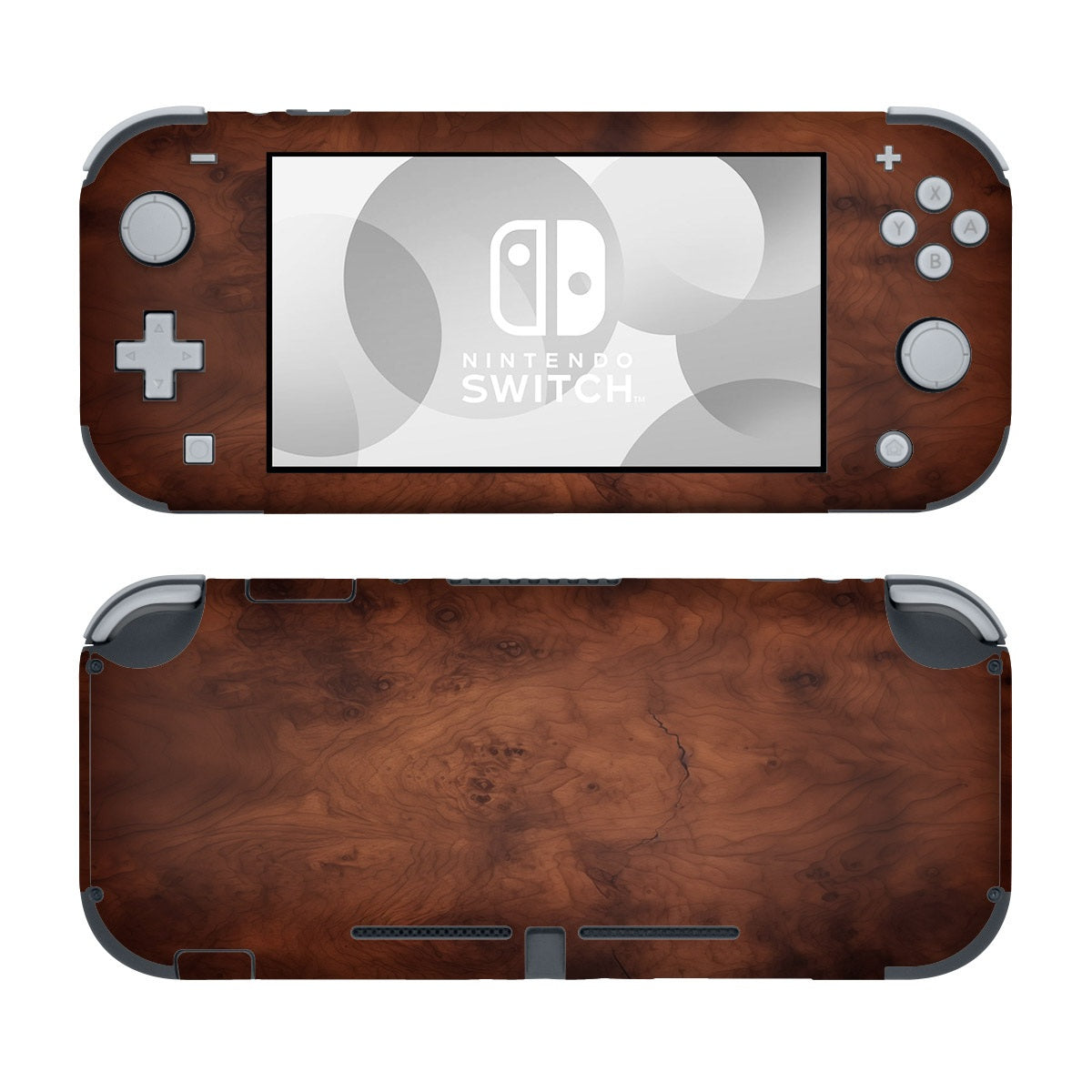 Dark Burlwood - Nintendo Switch Lite Skin