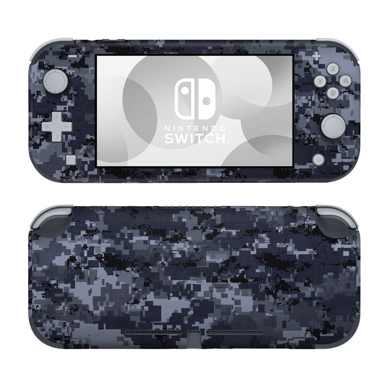 Digital Navy Camo - Nintendo Switch Lite Skin