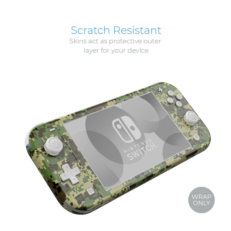 Digital Woodland Camo - Nintendo Switch Lite Skin