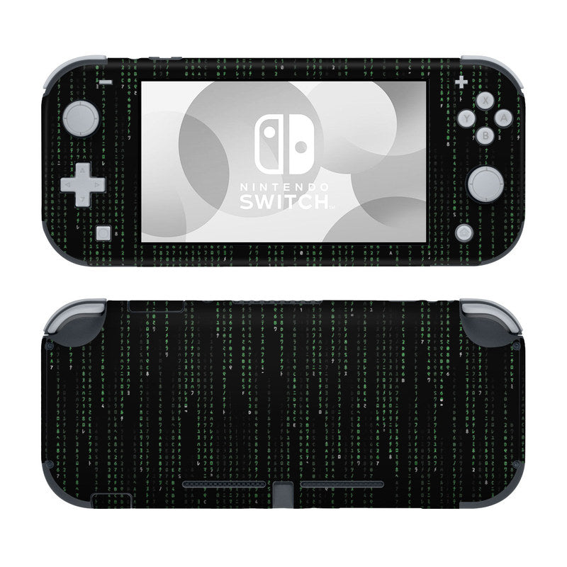 Matrix Style Code - Nintendo Switch Lite Skin
