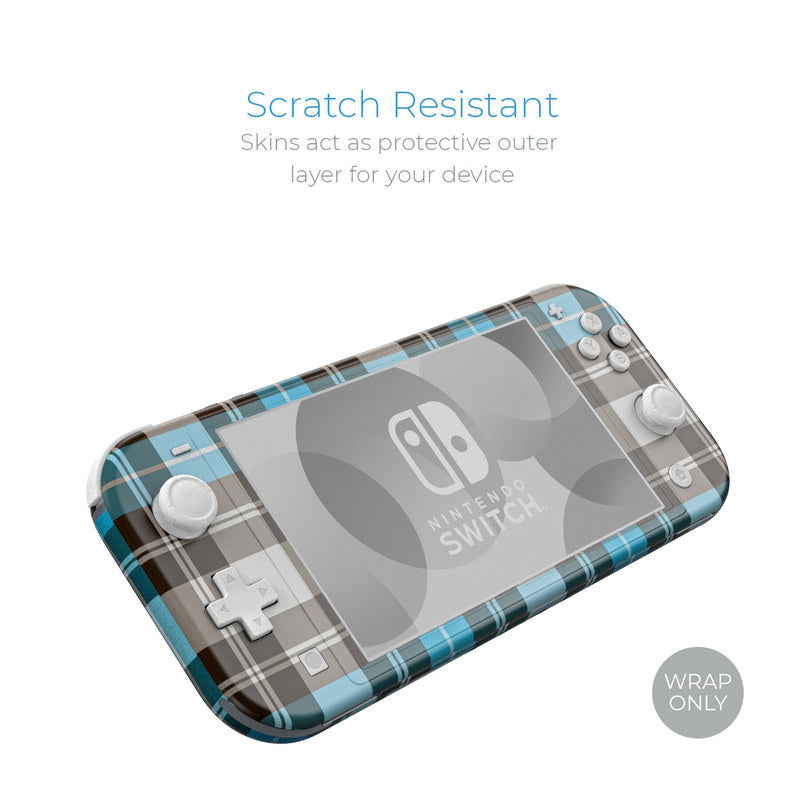 Turquoise Plaid - Nintendo Switch Lite Skin