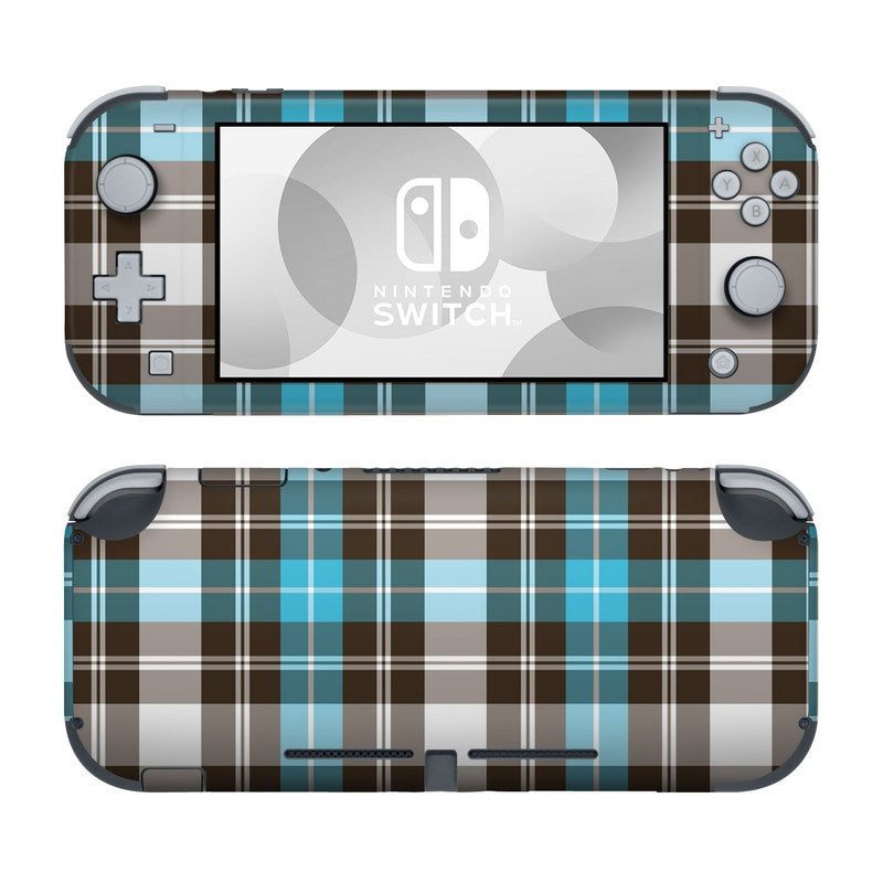 Turquoise Plaid - Nintendo Switch Lite Skin