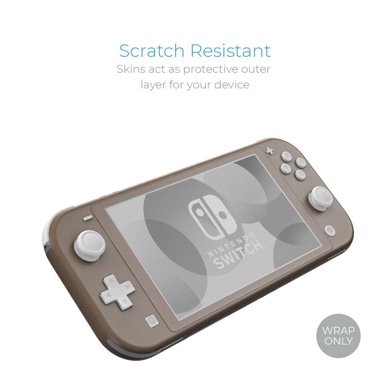 Solid State Flat Dark Earth - Nintendo Switch Lite Skin