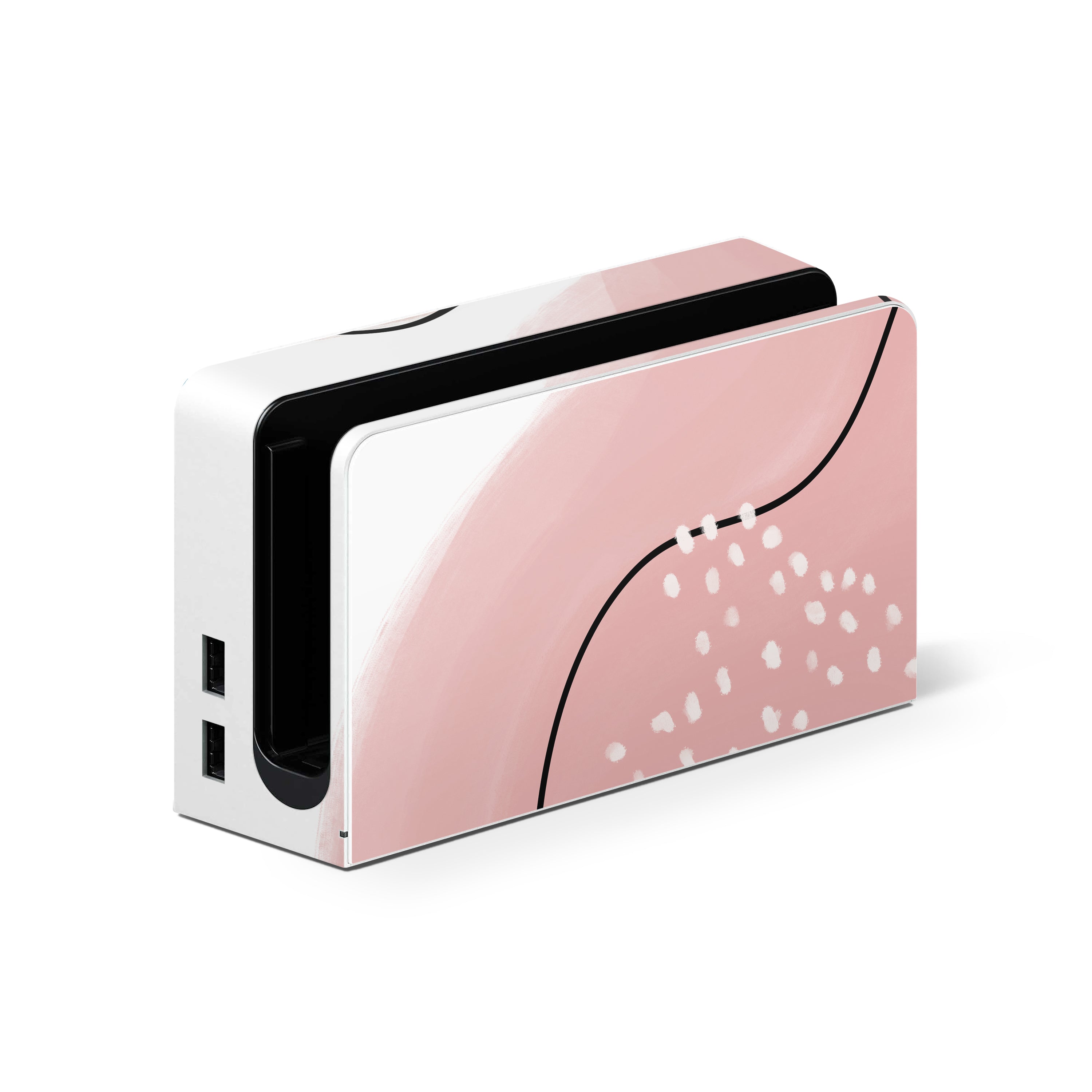 Abstract Pink and Brown - Nintendo Switch Skin