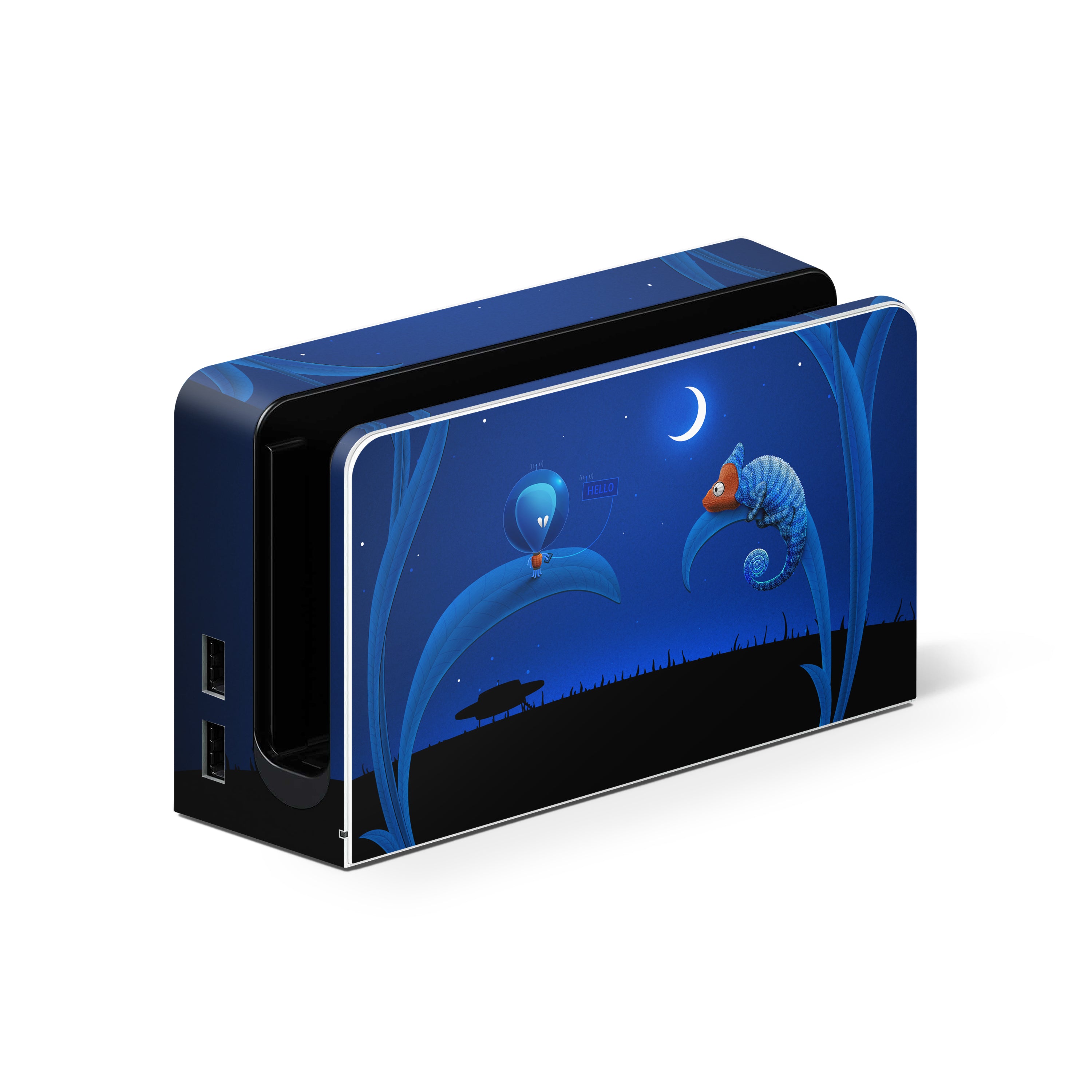 Alien and Chameleon - Nintendo Switch Skin