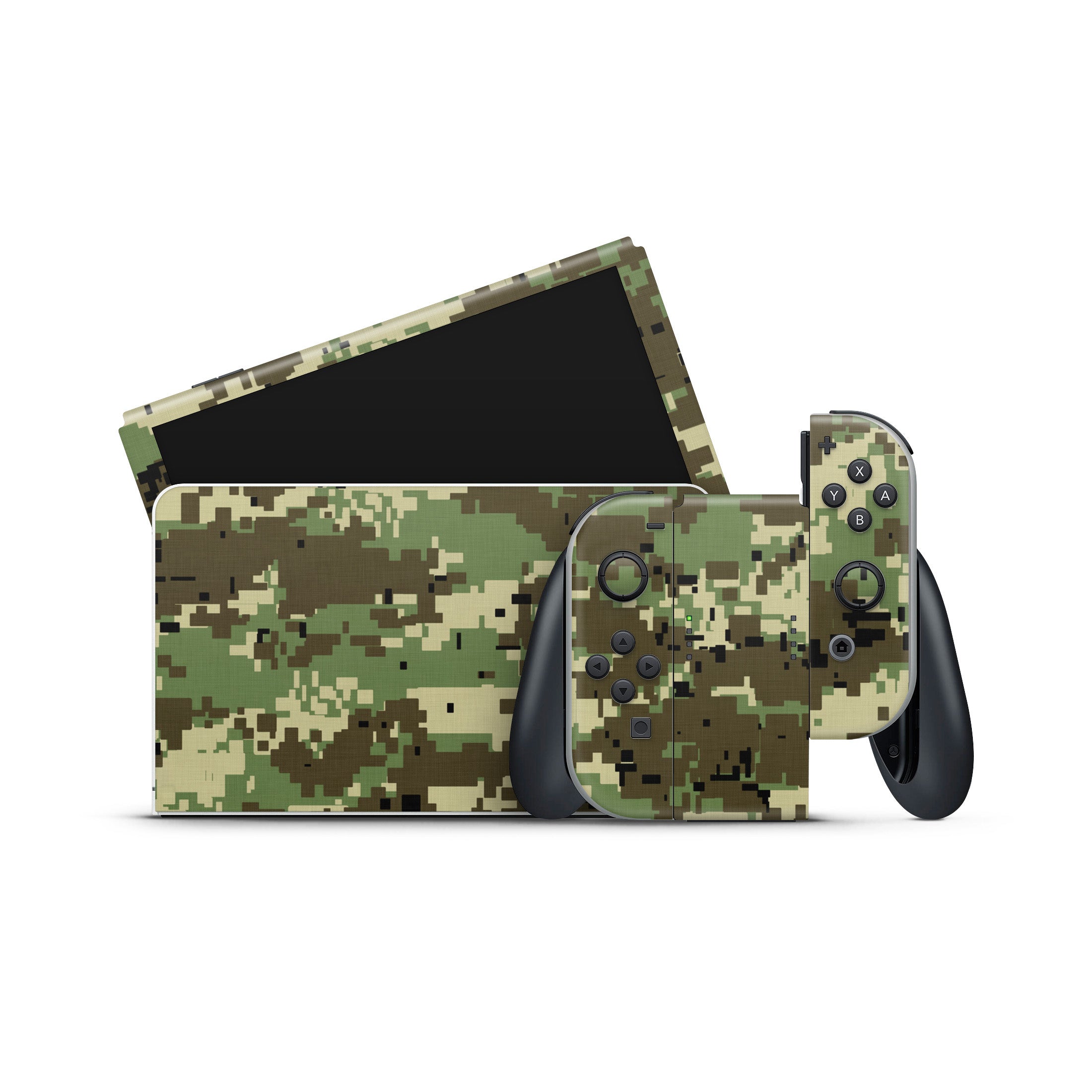 Digital Woodland Camo - Nintendo Switch Skin