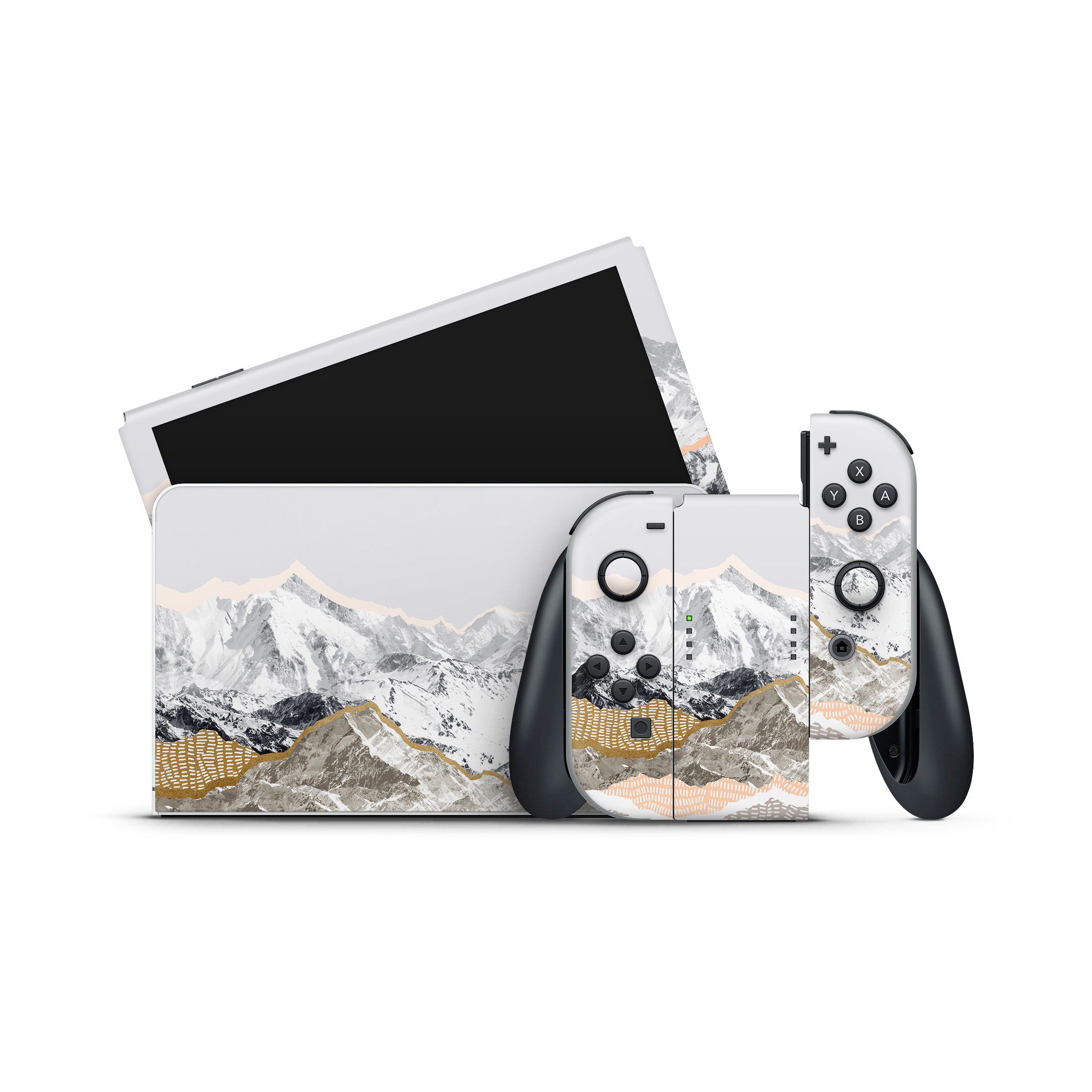 Pastel Mountains - Nintendo Switch Skin