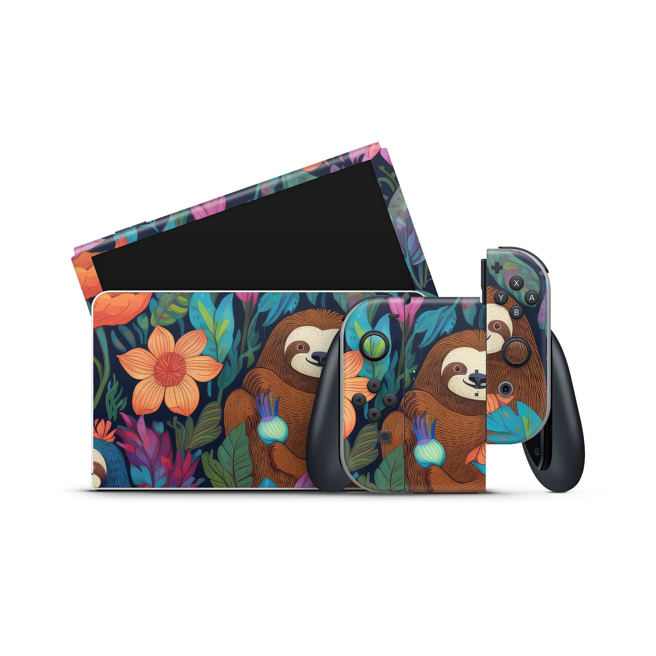 Garden of Slothy Delights - Nintendo Switch Skin