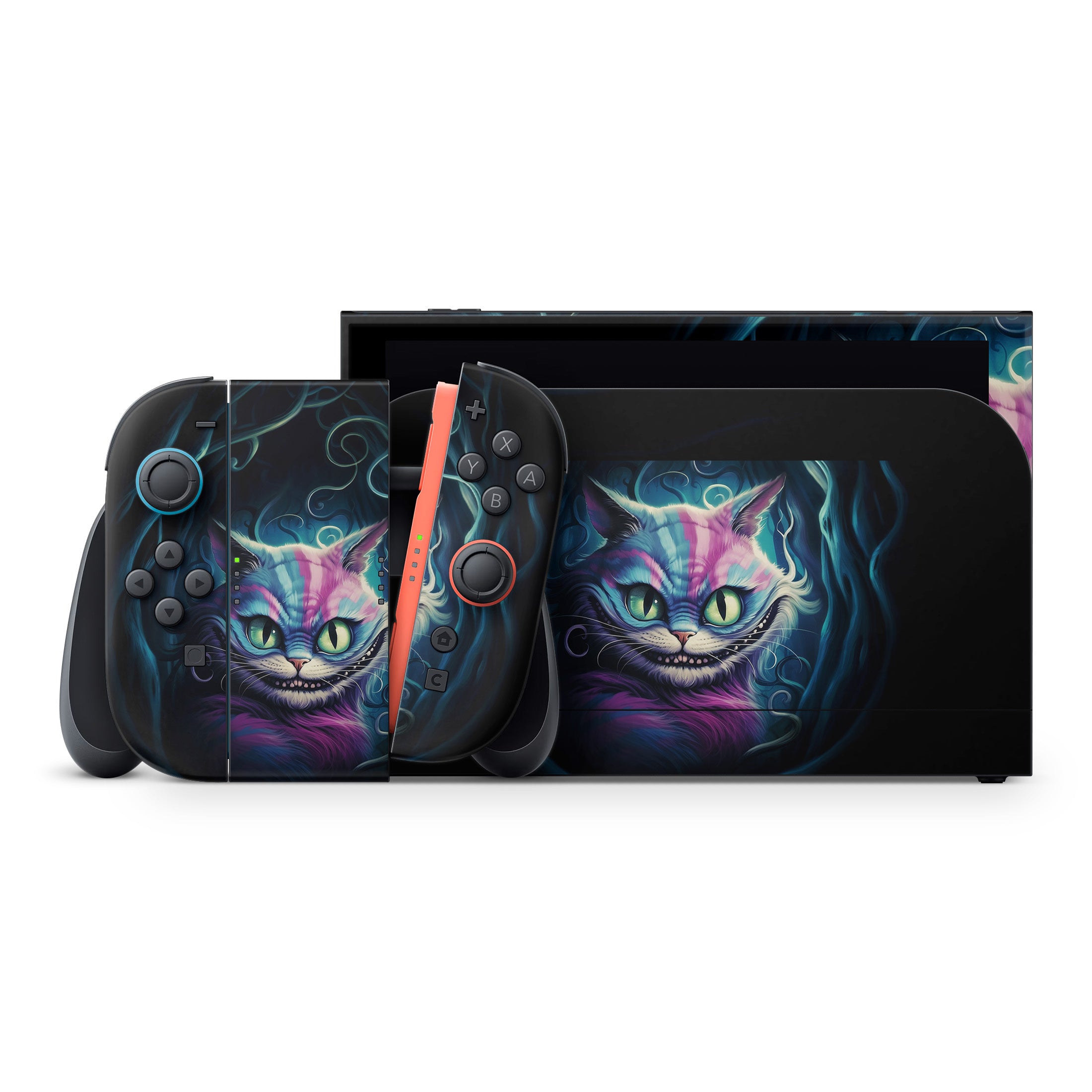 Blue Cheshire Cat - Nintendo Switch 2 Skin