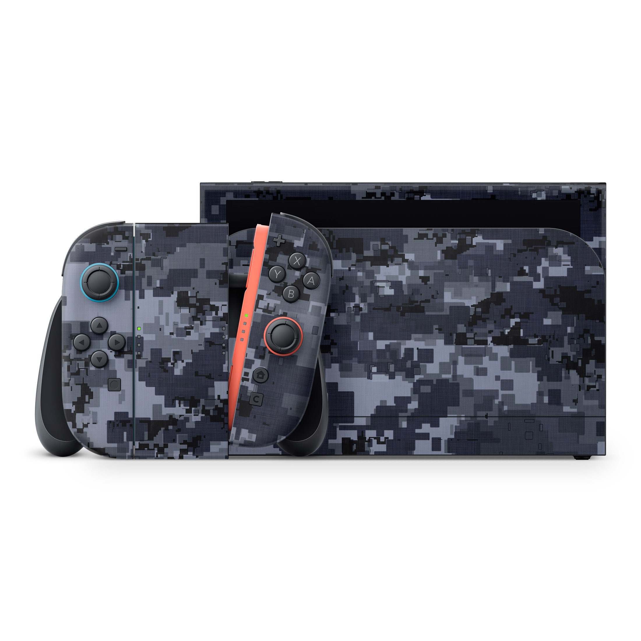 Digital Navy Camo - Nintendo Switch 2 Skin