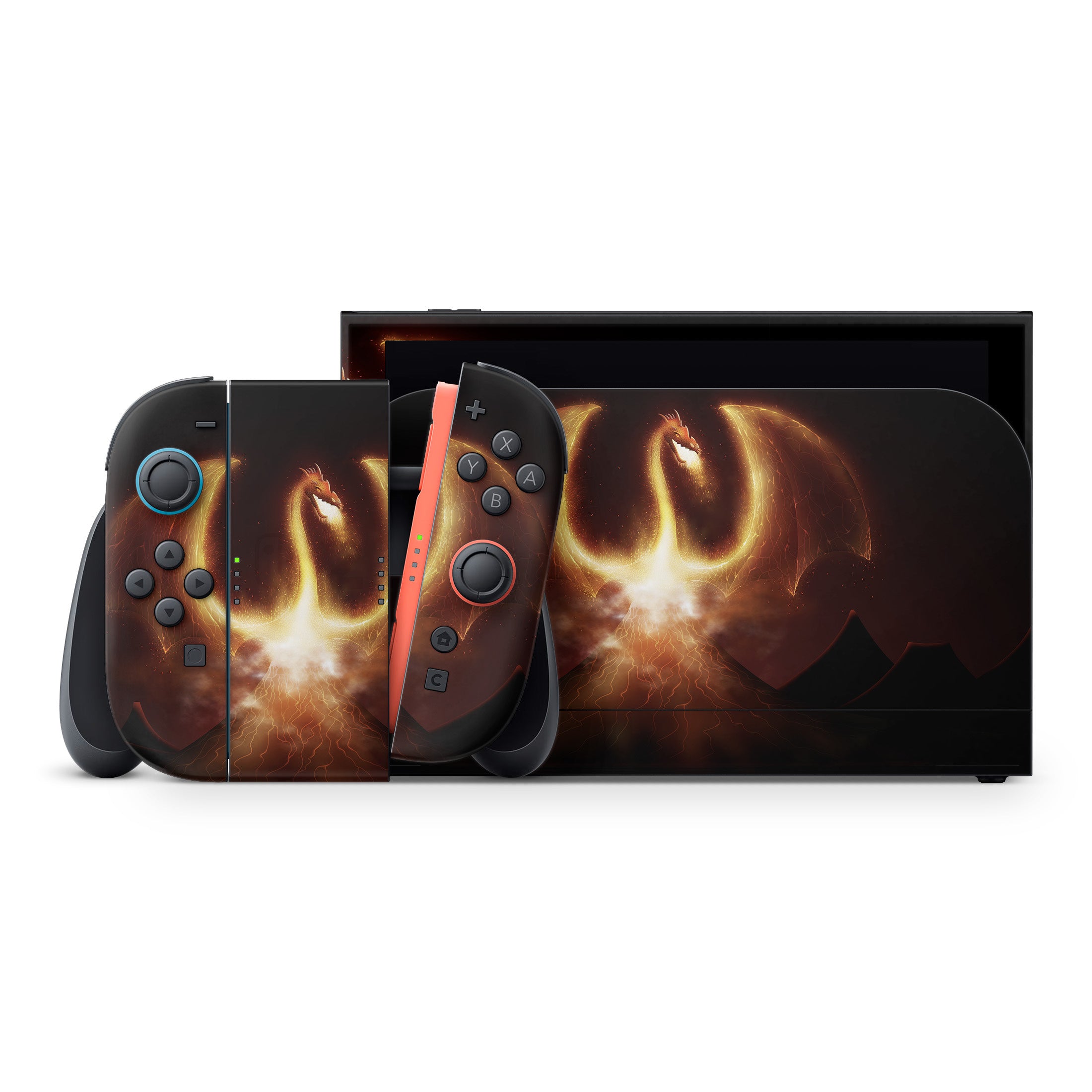 Fire Dragon - Nintendo Switch 2 Skin