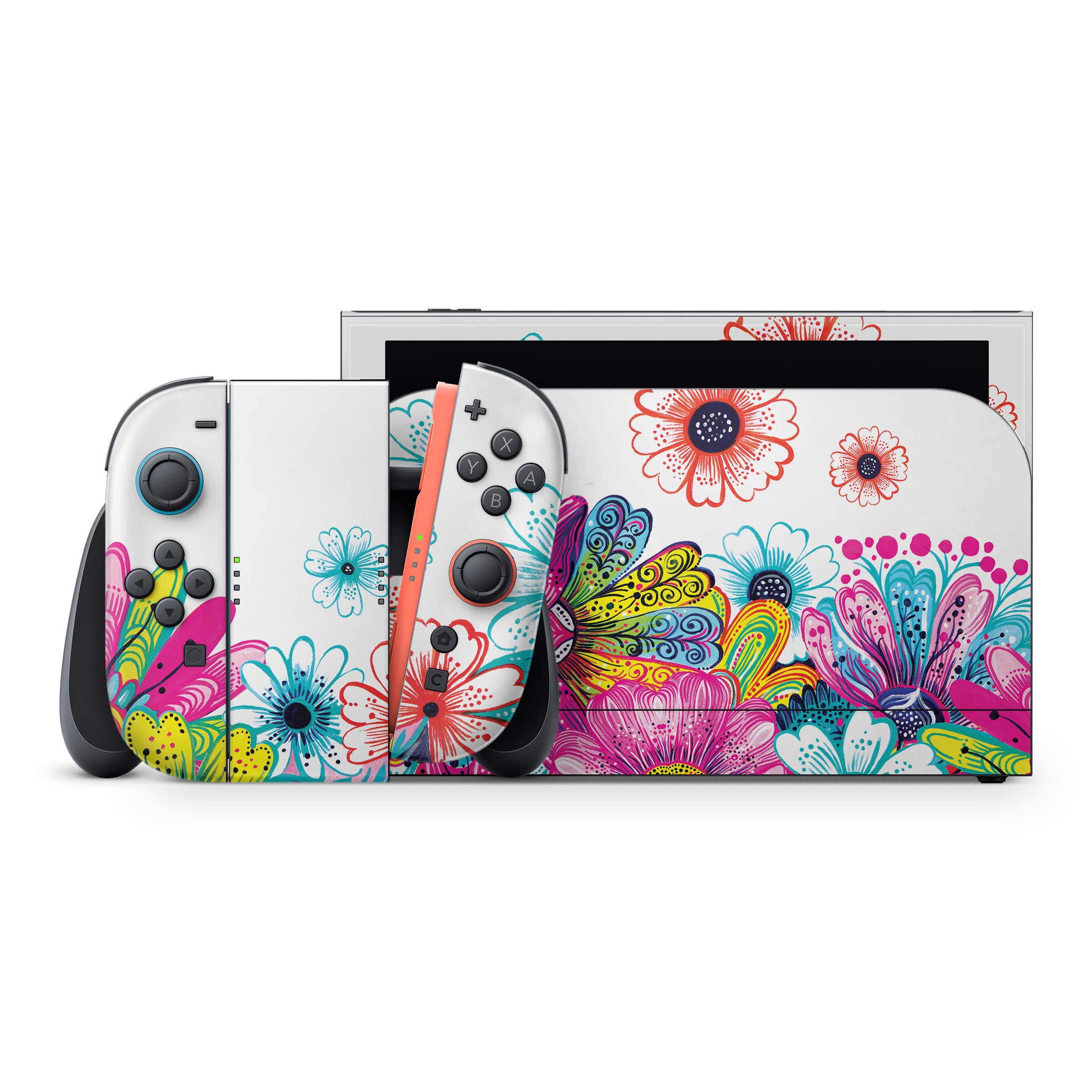 Intense Flowers - Nintendo Switch 2 Skin
