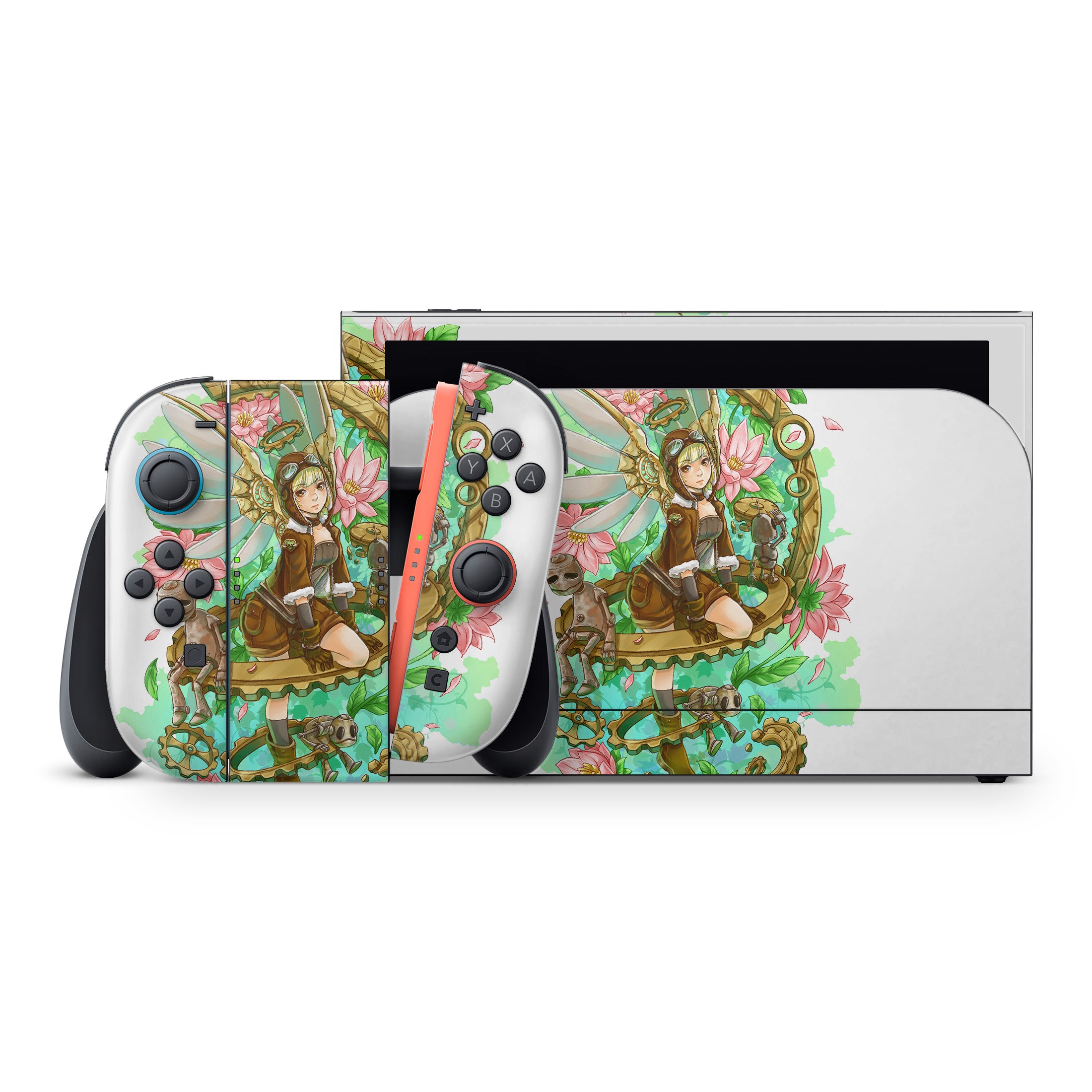Steampunk Angel - Nintendo Switch 2 Skin